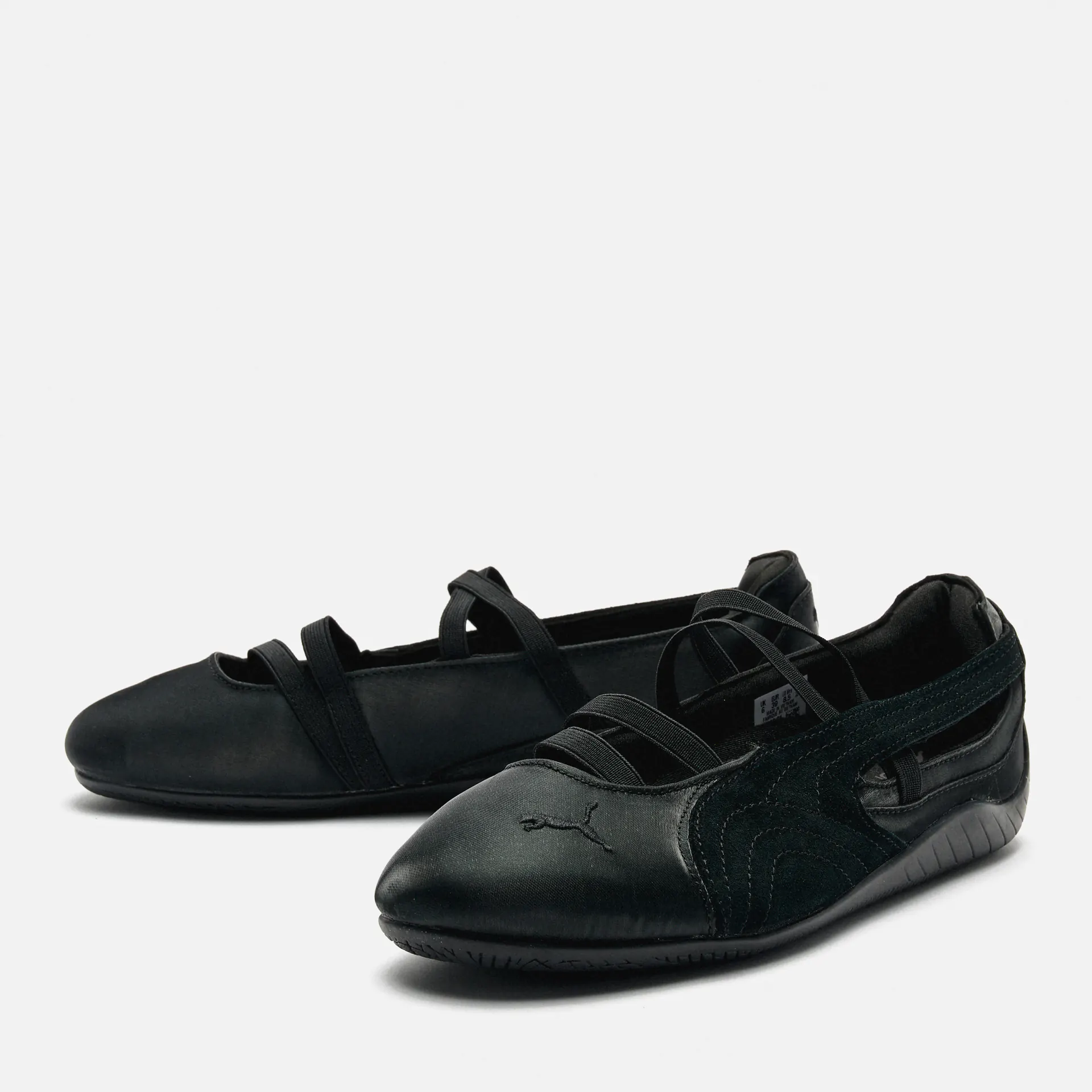 PUMA Speedcat Ballet Satin Sneakers Black/Cool Dark Grey