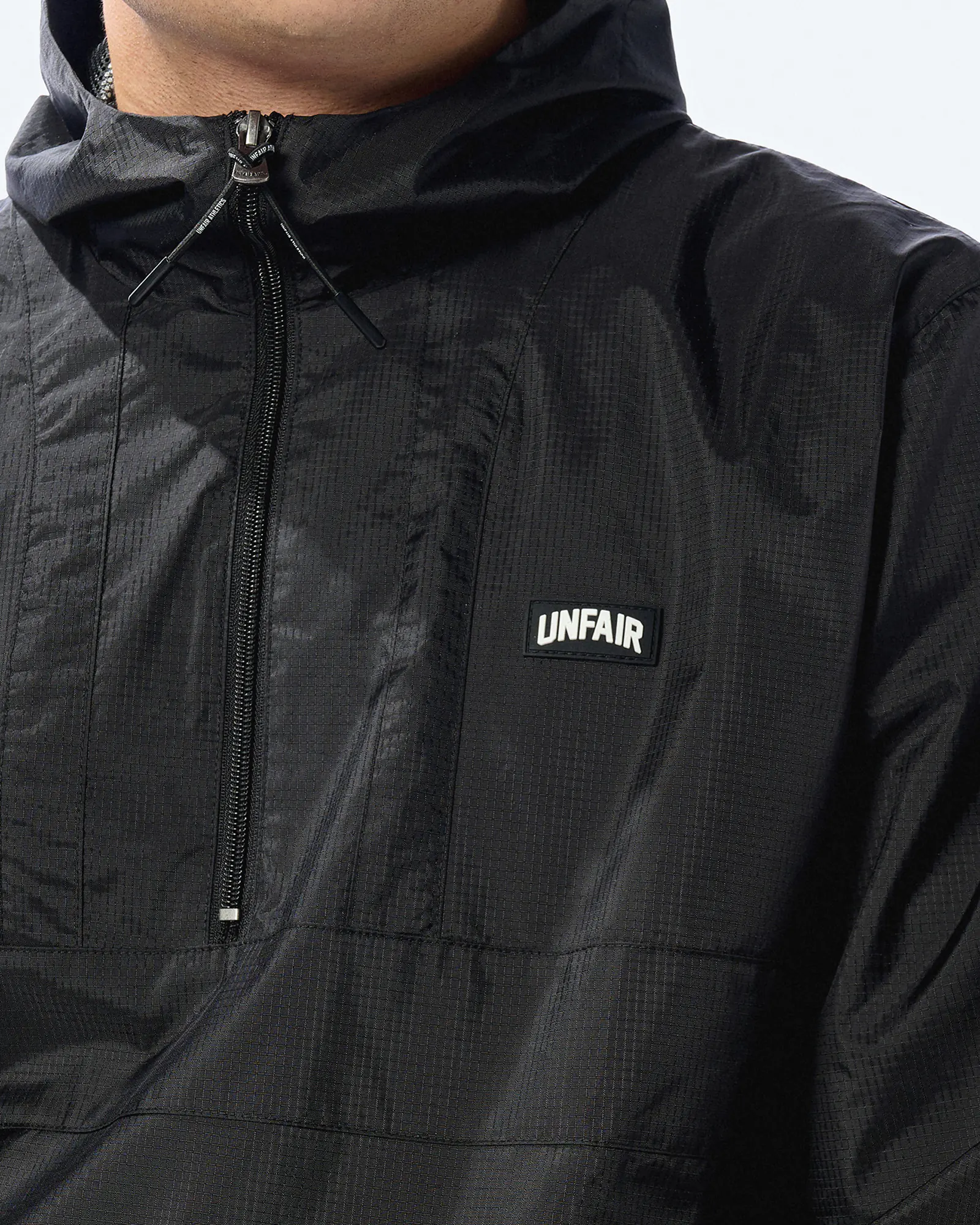 Unfair Athletics Ripstop Halfzip Jacket Black