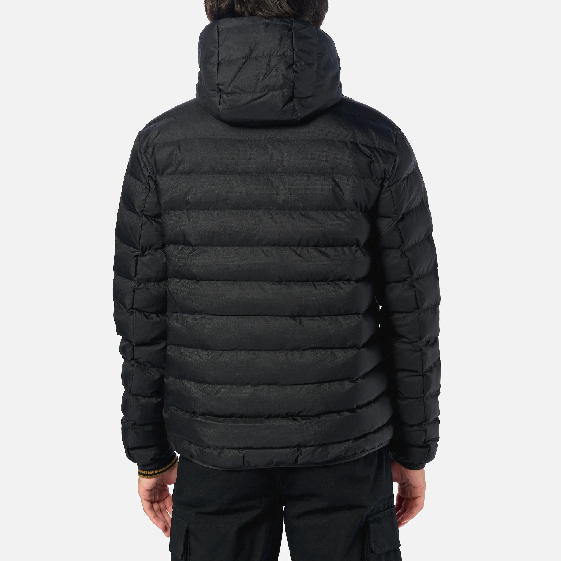 Fred Perry Hooded Insulated Jacket Black