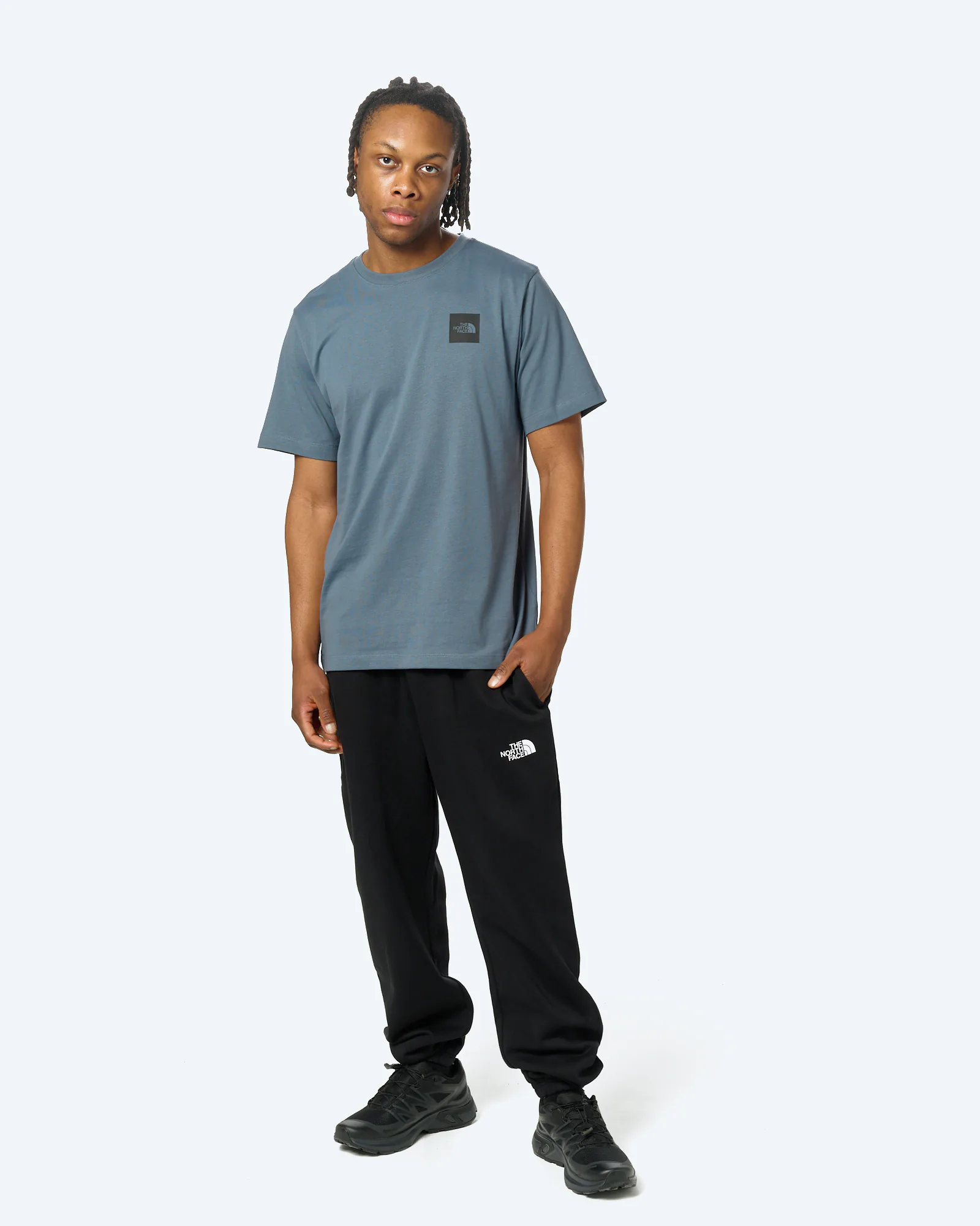 The North Face Evolution Box Half Dome Regular T-Shirt Granite Grey