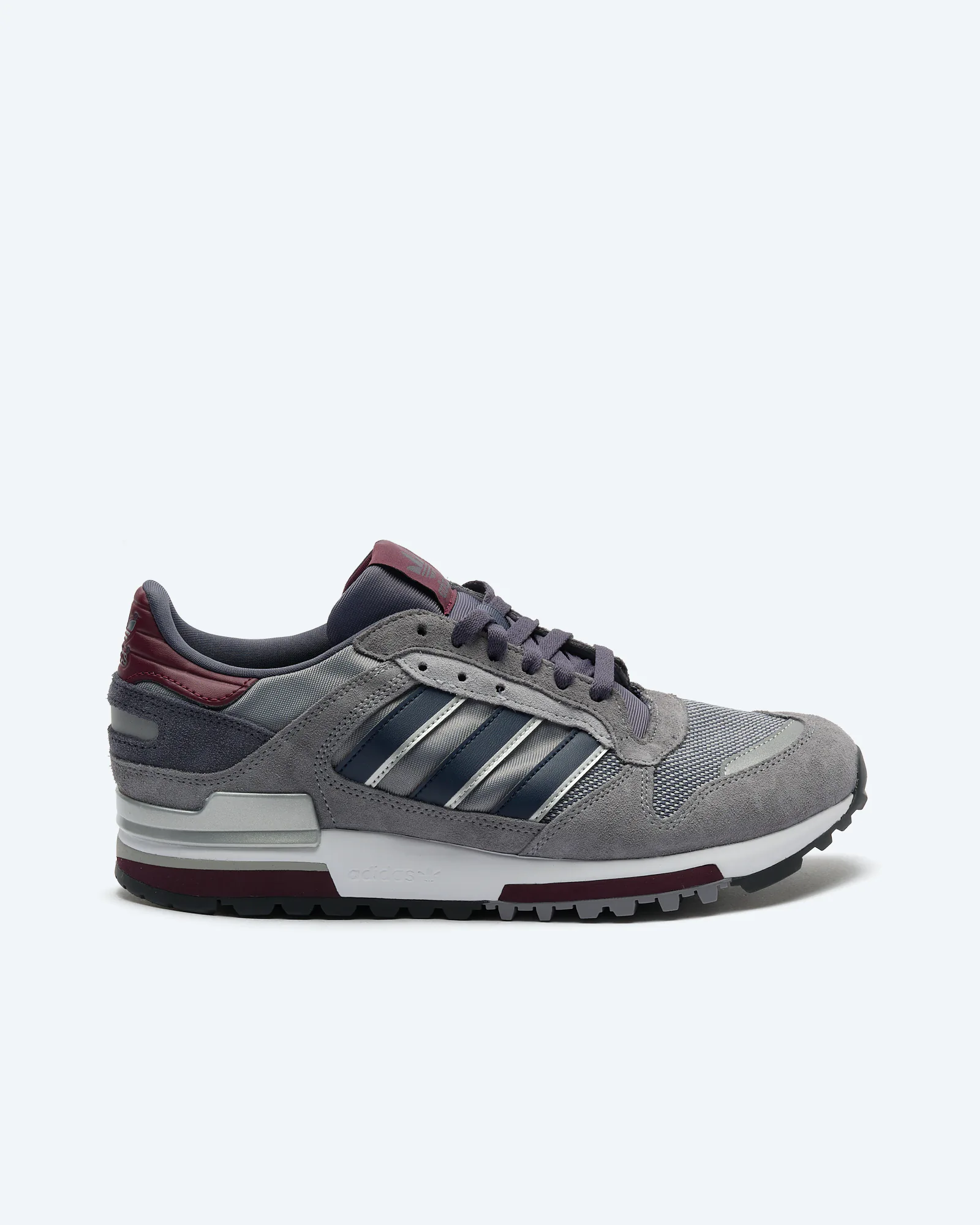 adidas Originals ZX 600 Sneaker Grey/Legacy Ink/Maroon