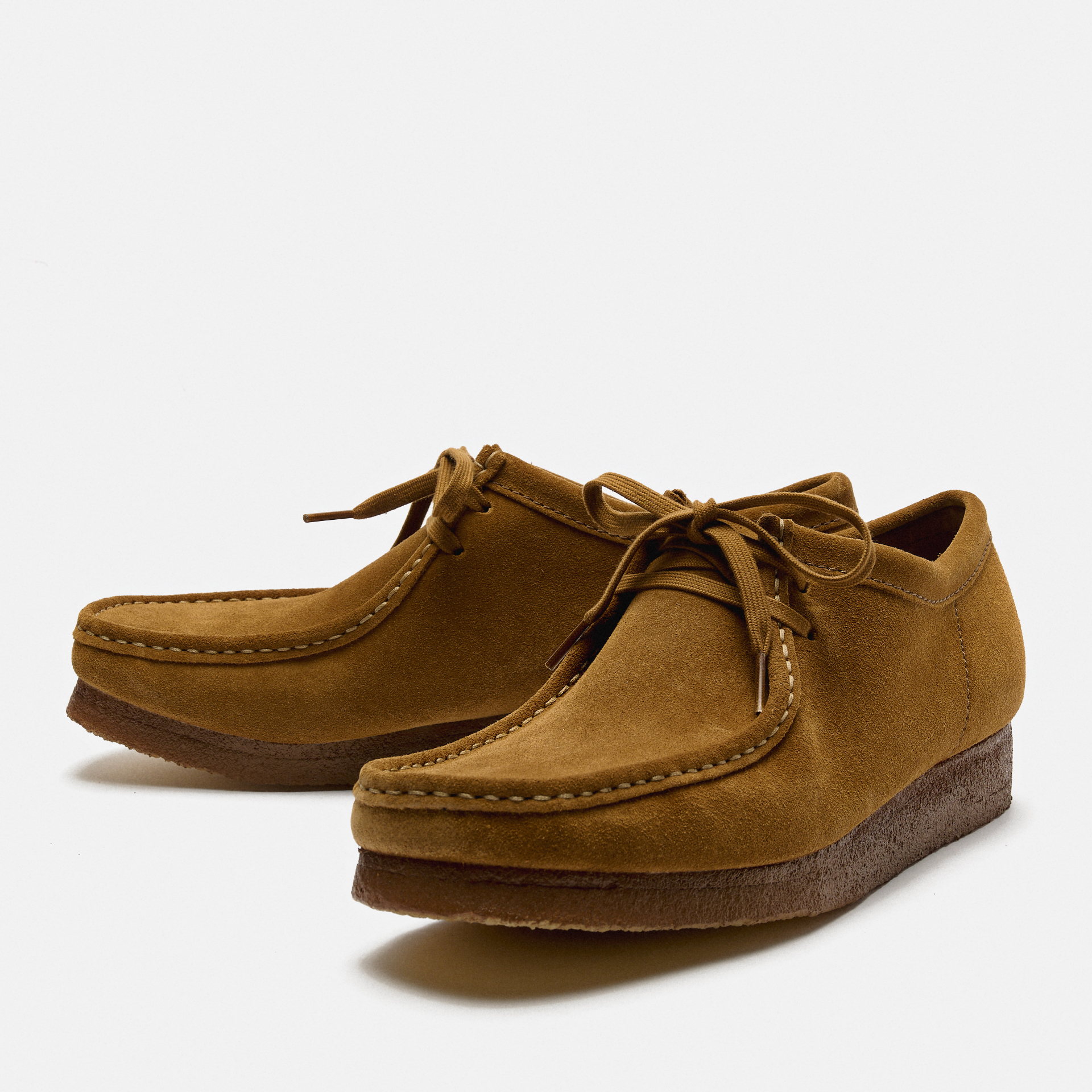 Clarks Men's Wallabee Suede Shoes Cola