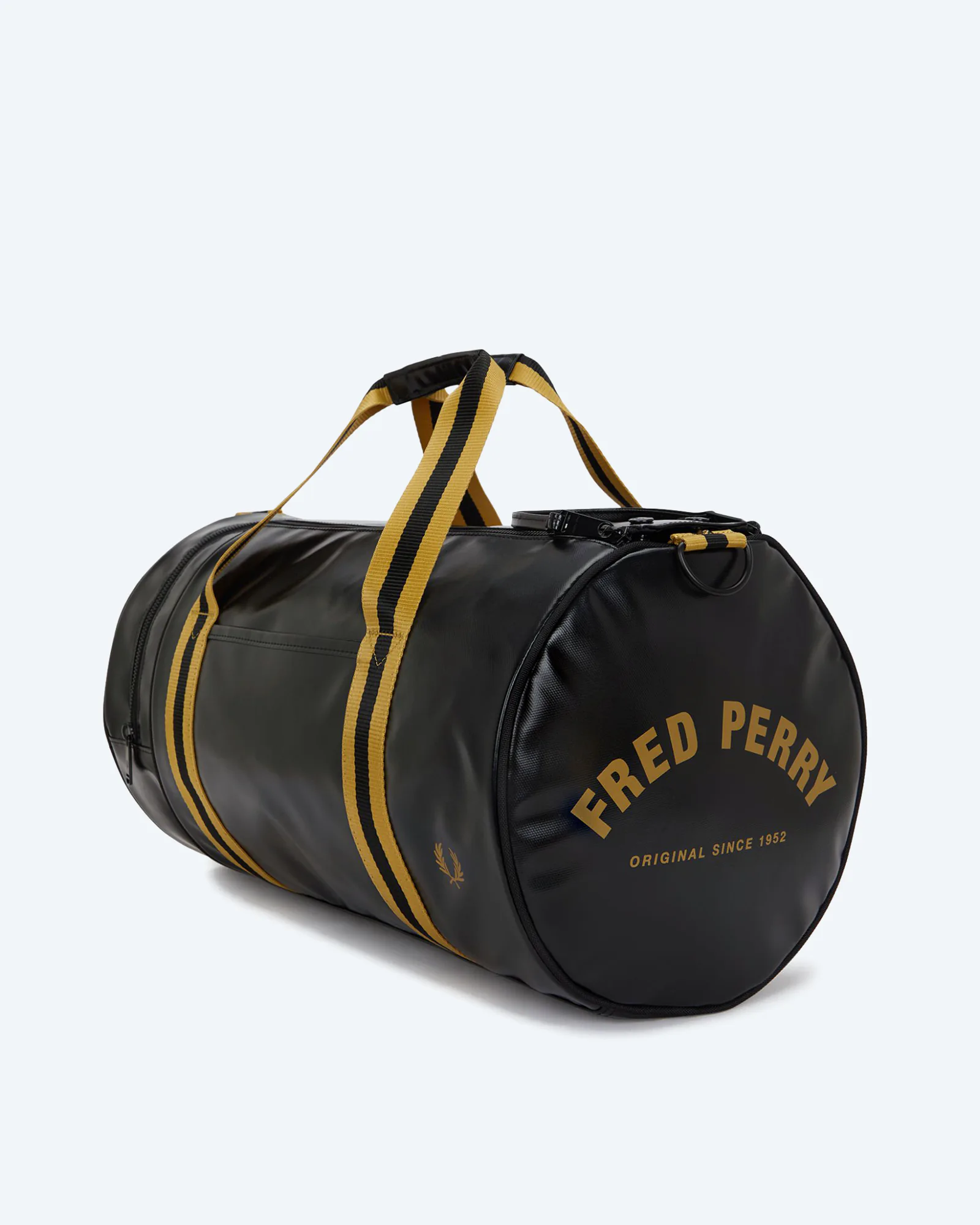 Tipped Classic Barrel Bag Black/Gold
