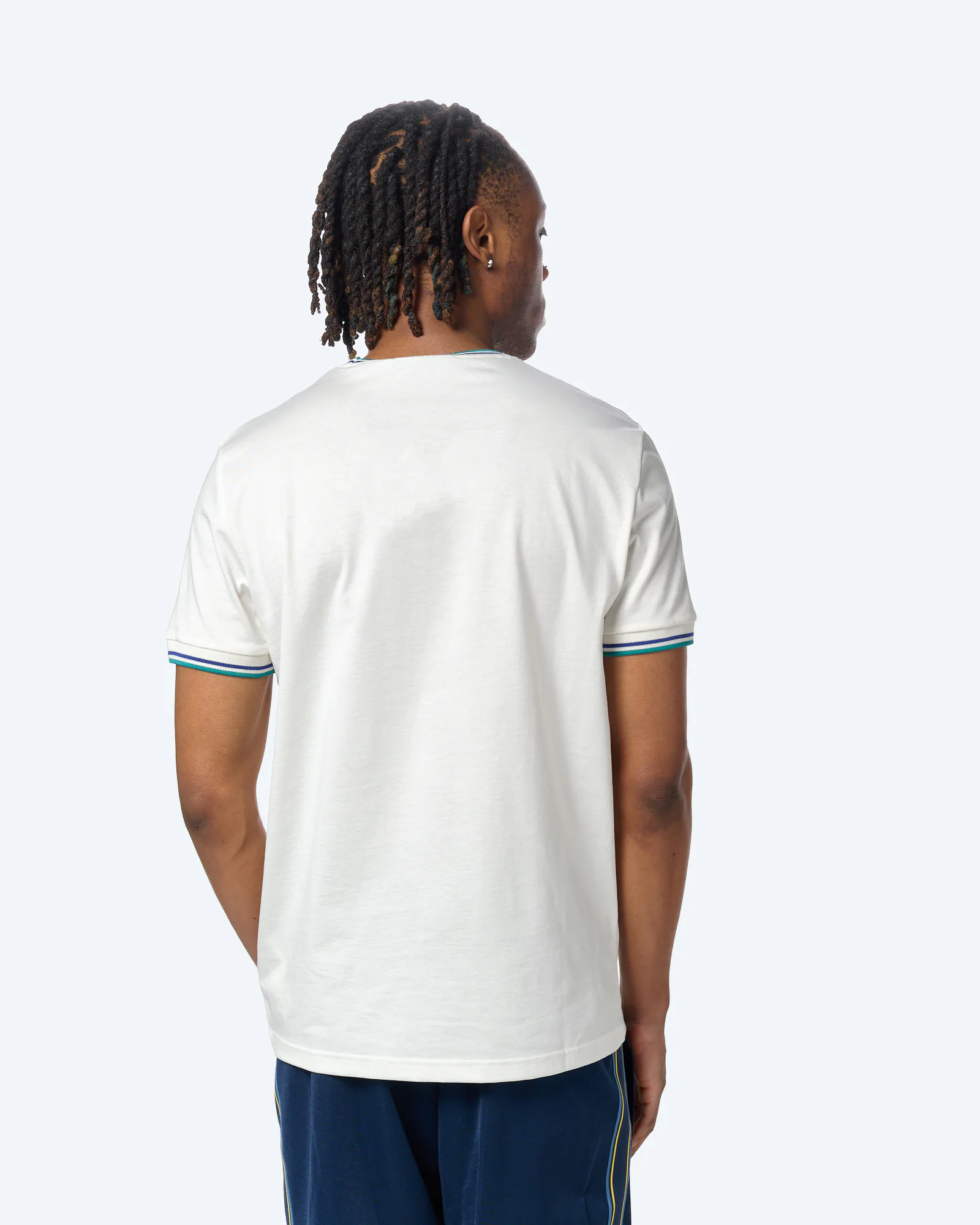 Fred Perry Twin Tipped T-Shirt Snow White/Deep Mint/Soho Eclipse