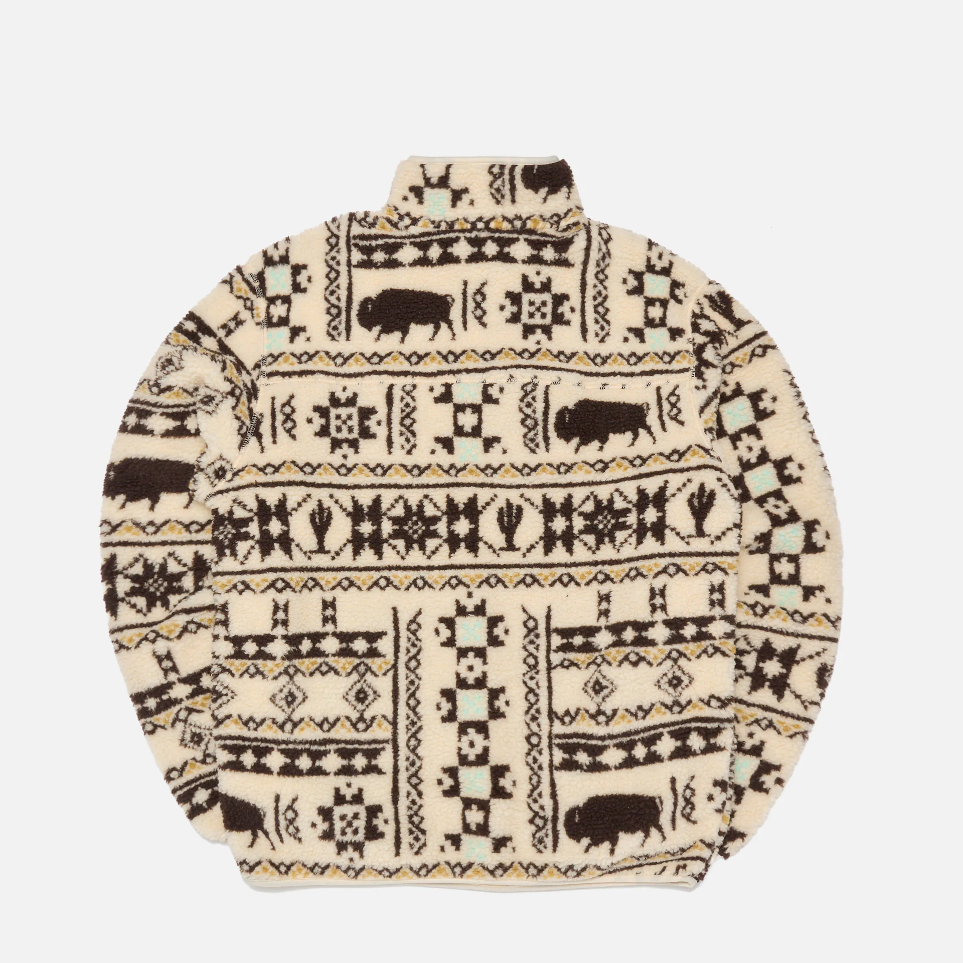 Dickies Hays Quarter Zip Sweatshirt All-Over-Print Nordic Light