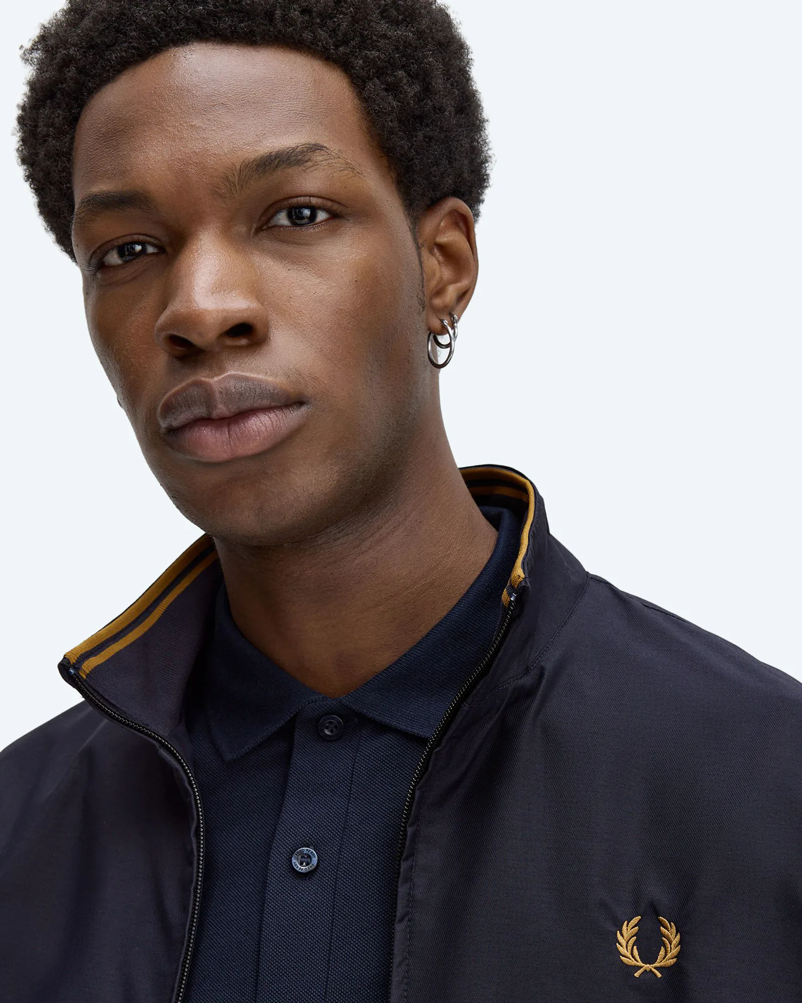 Fred Perry Brentham Jacket Navy