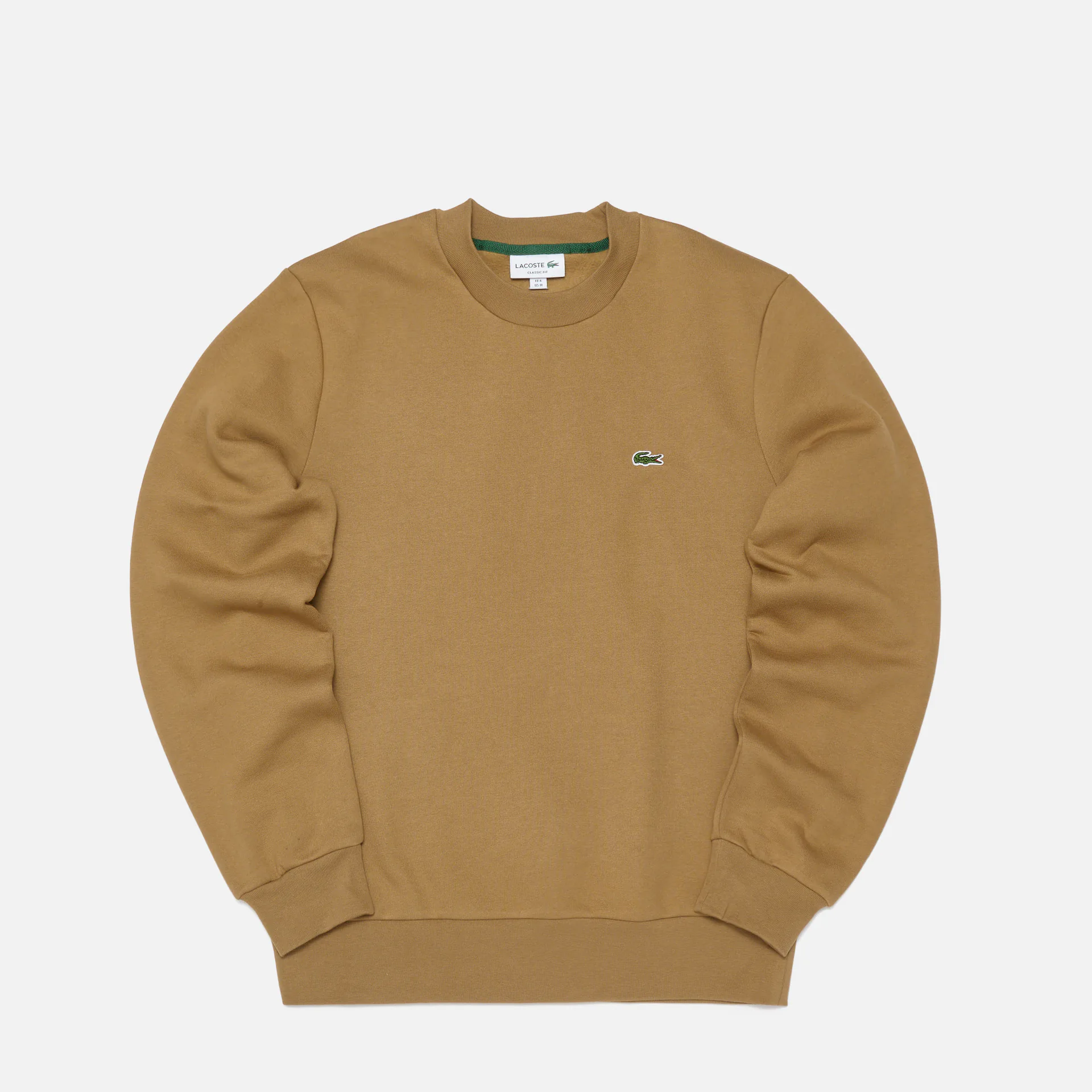 Lacoste Organic Brushed Cotton Pullover Cookie