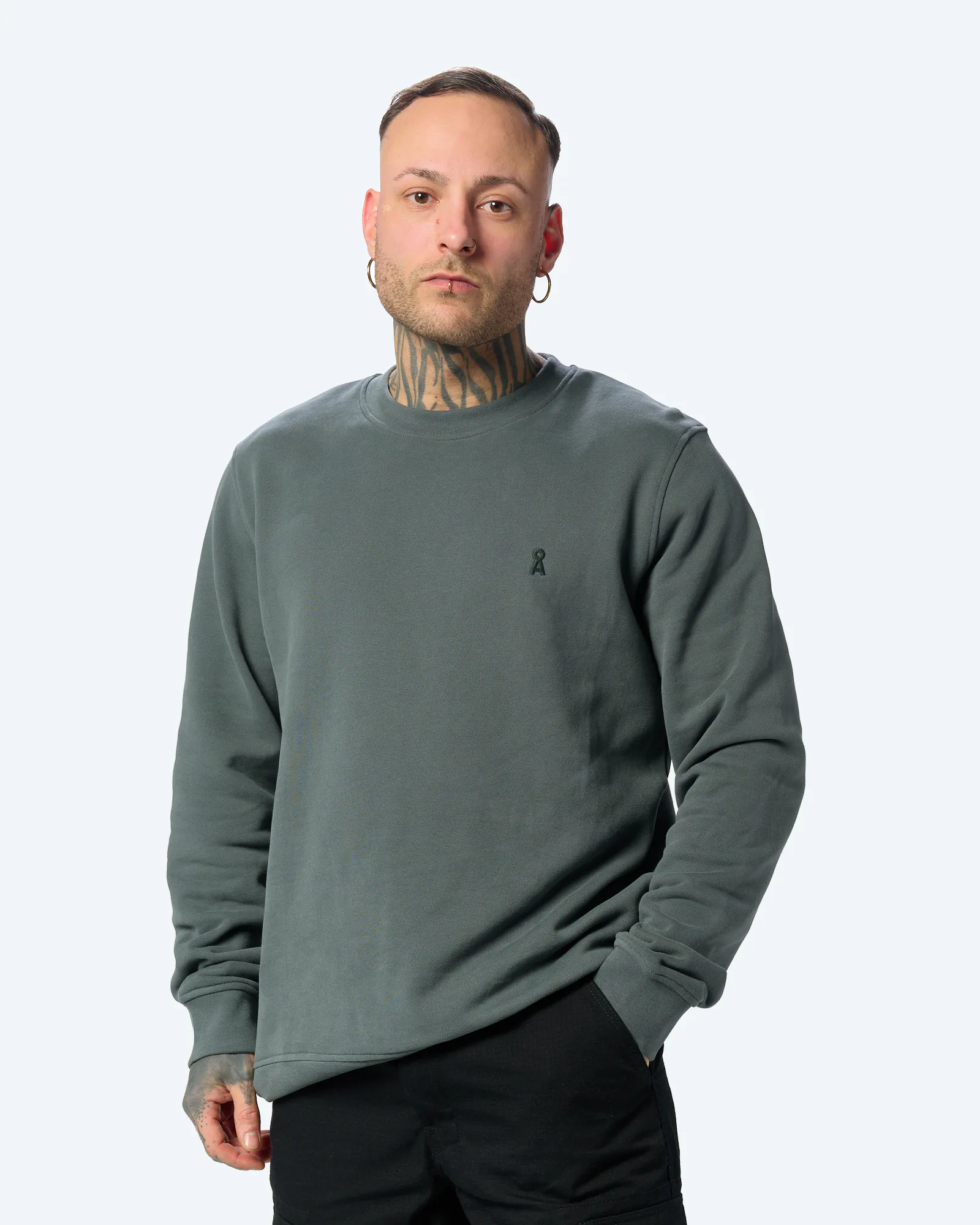 ARMEDANGELS BAARO LOOP Sweatshirt Space Steel