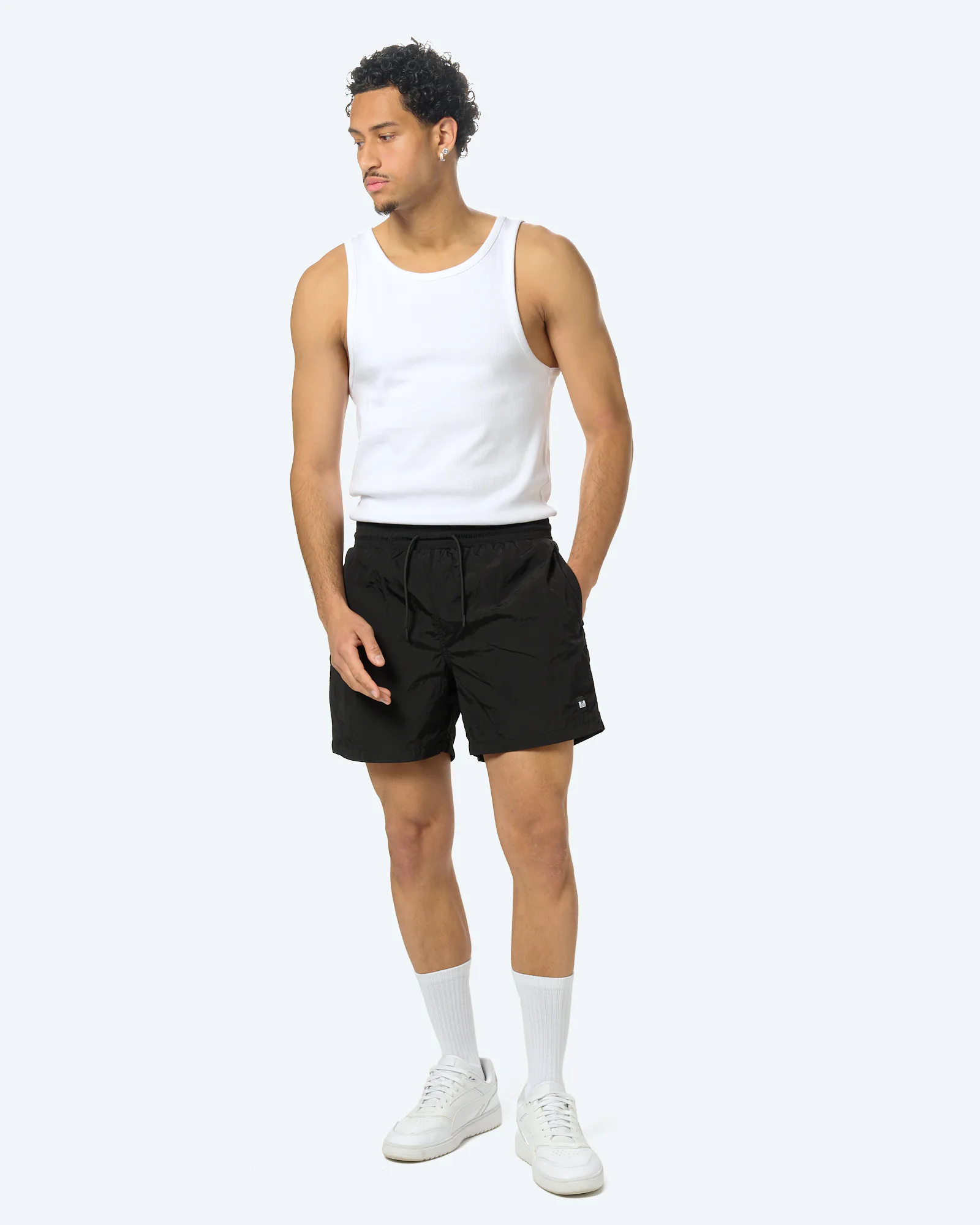 Weekend Offender Stacks Swim Short Black