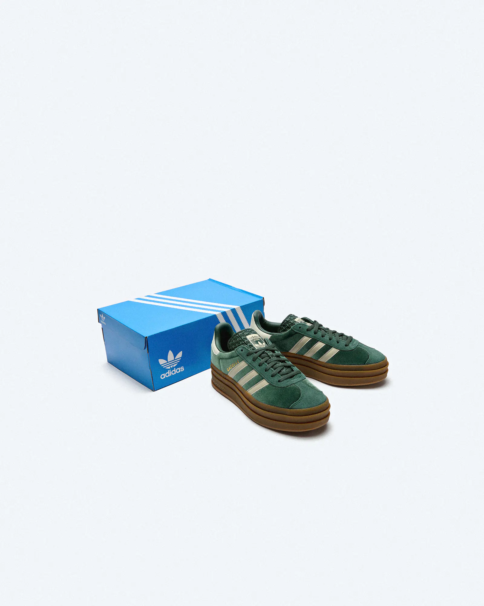 adidas Originals Gazelle Bold Sneaker Mineral Green/Putty Grey adidas Originals Gazelle Bold Sneaker Mineral Green/Putty Grey