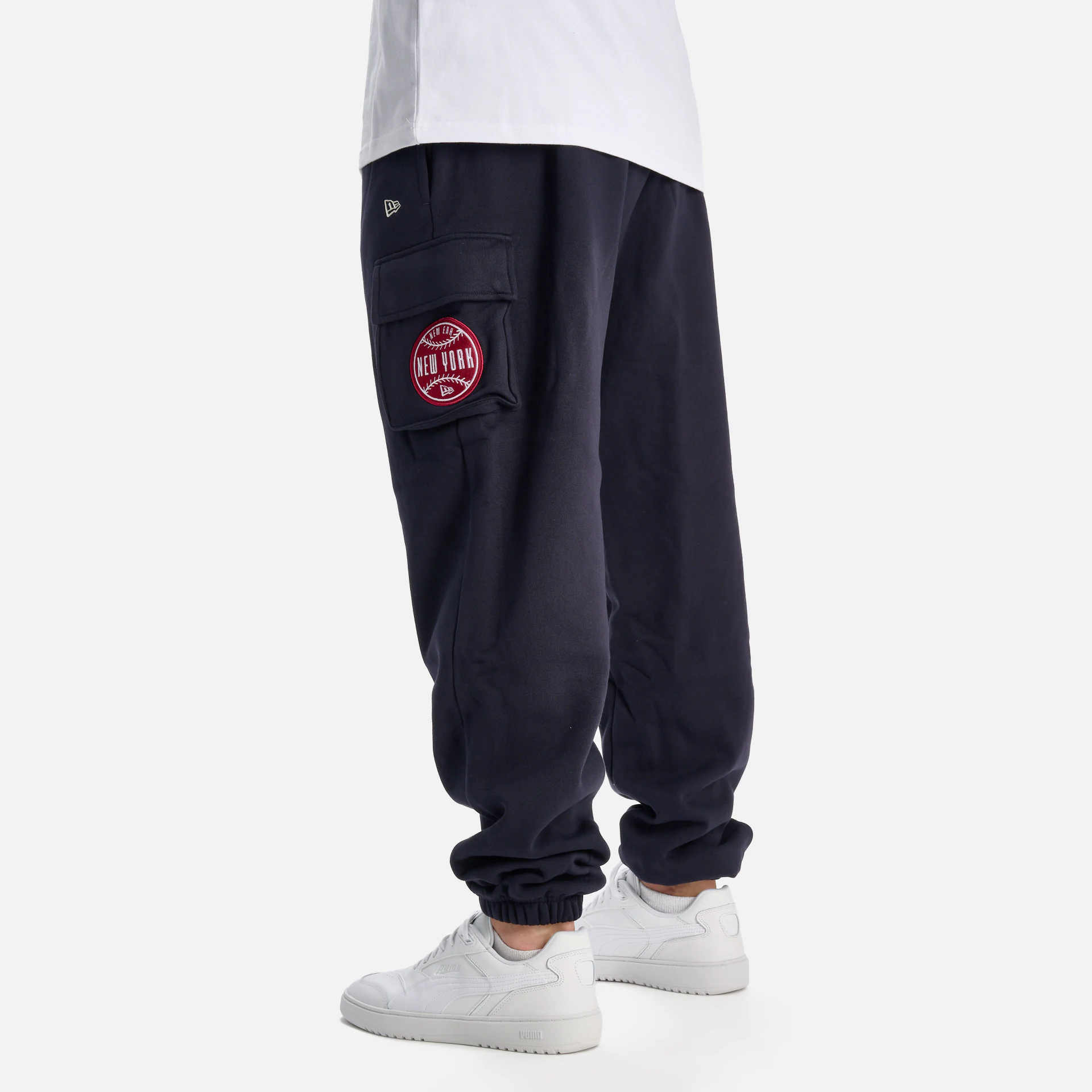 New Era Lifestyle Cargo Jogger Navy/Cardinal