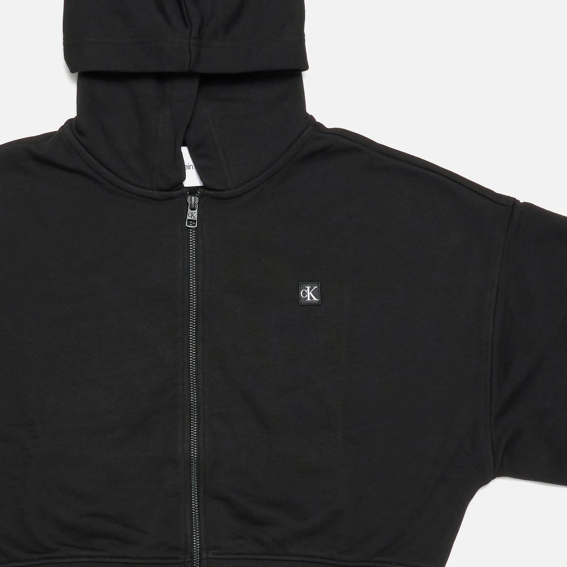 Calvin Klein Jeans Embro Badge Zip-Through Black