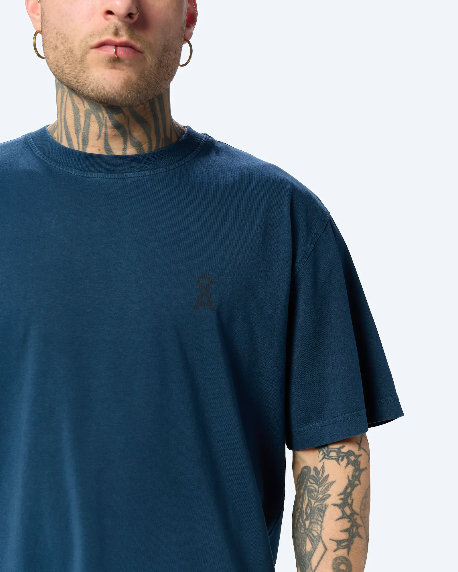 ARMEDANGELS ICONIC Å MAARKOS GD T-Shirt Night Sky Washed