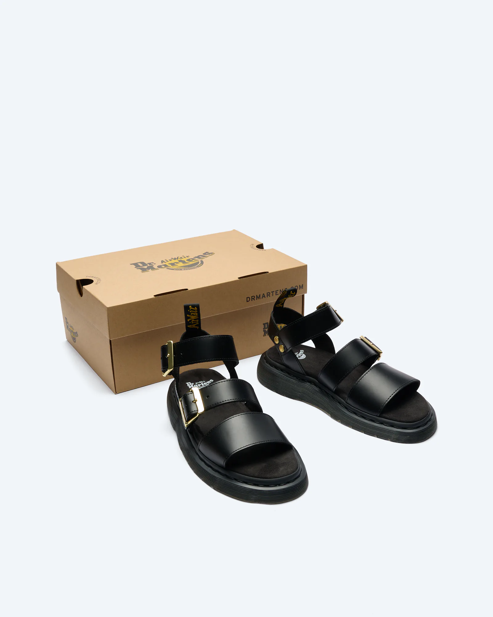 Dr. Martens Gryphon Sandals Black Atlas
