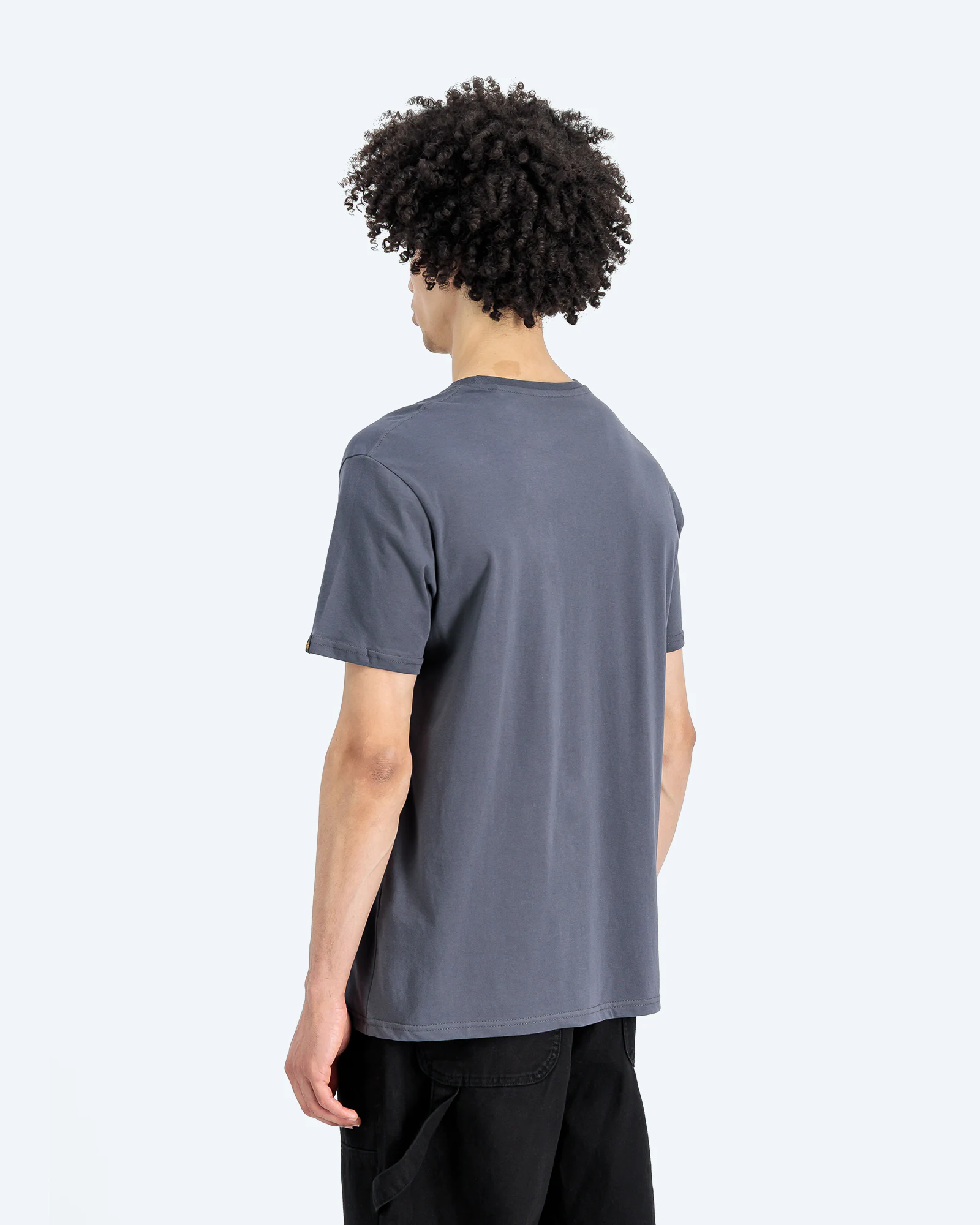 Basic T-Shirt Grey Black/Black