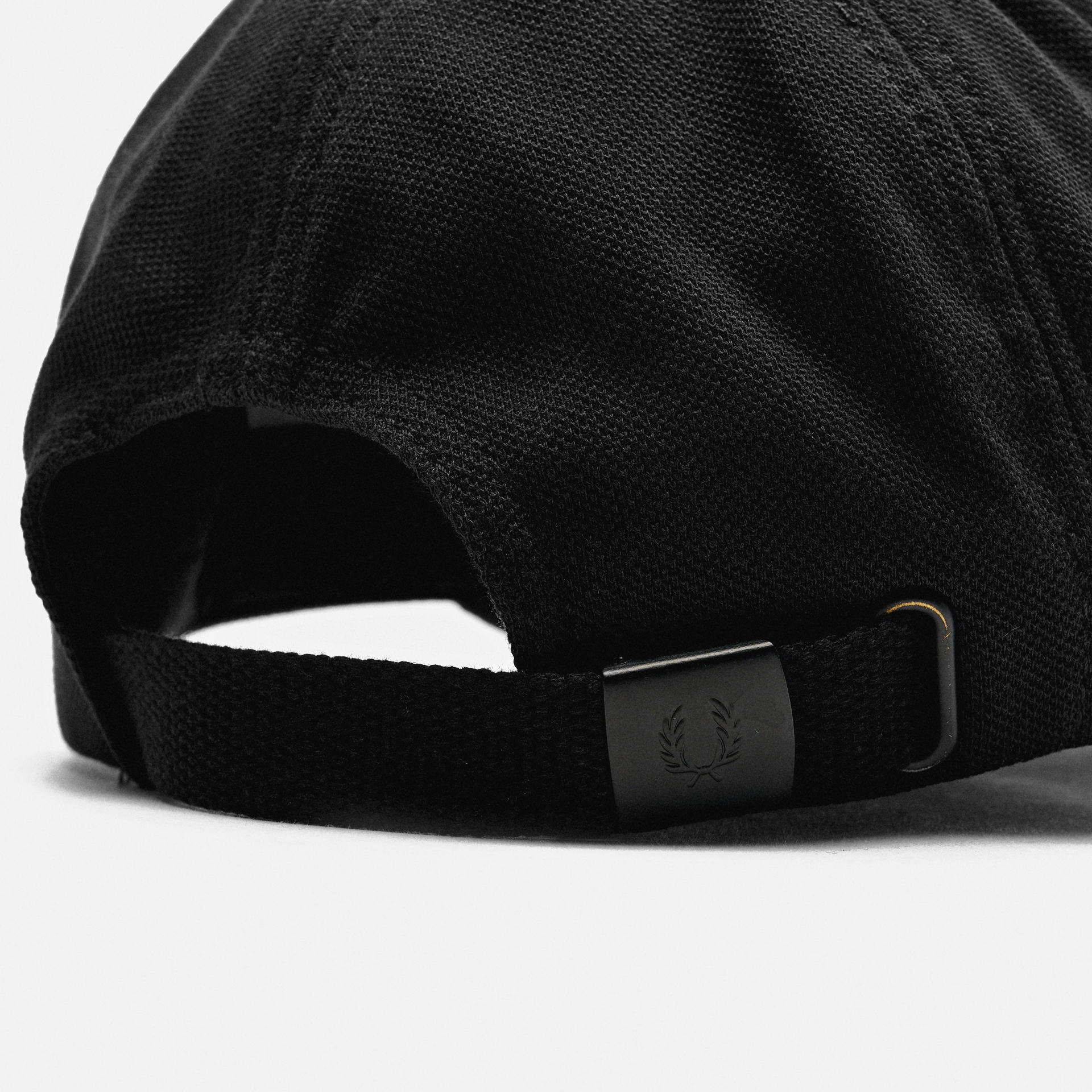 Fred Perry Pique Classic Cap Black/Shaded Stone