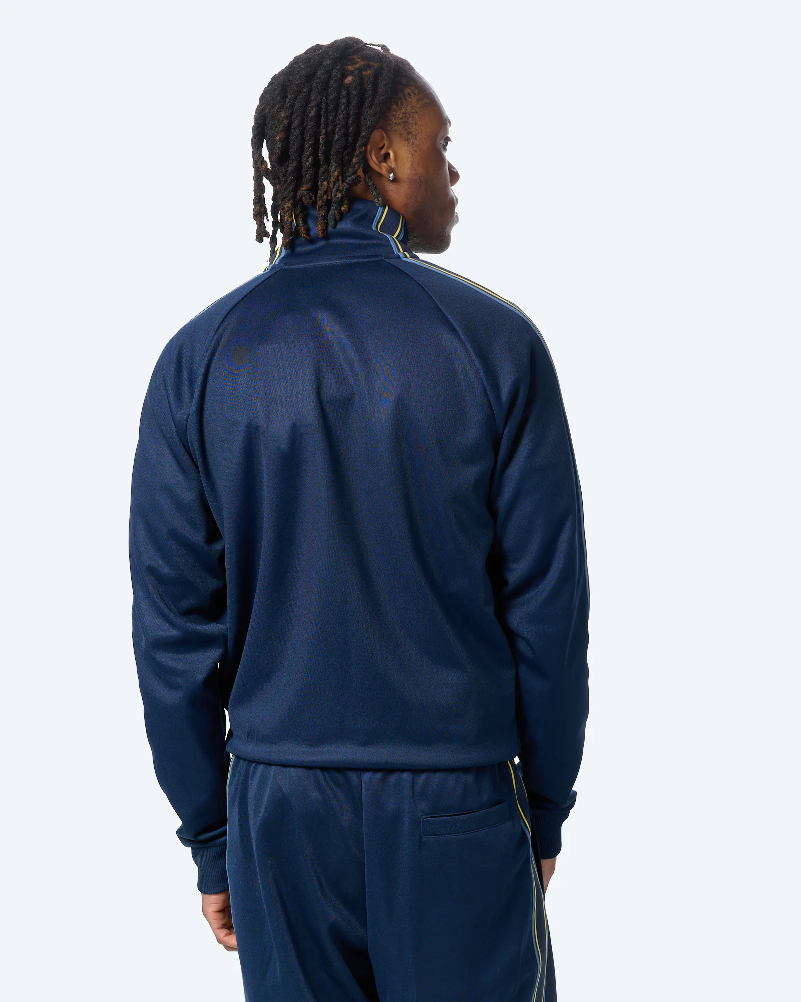 Fred Perry Tramline Tape Track Jacket Tennis Blue
