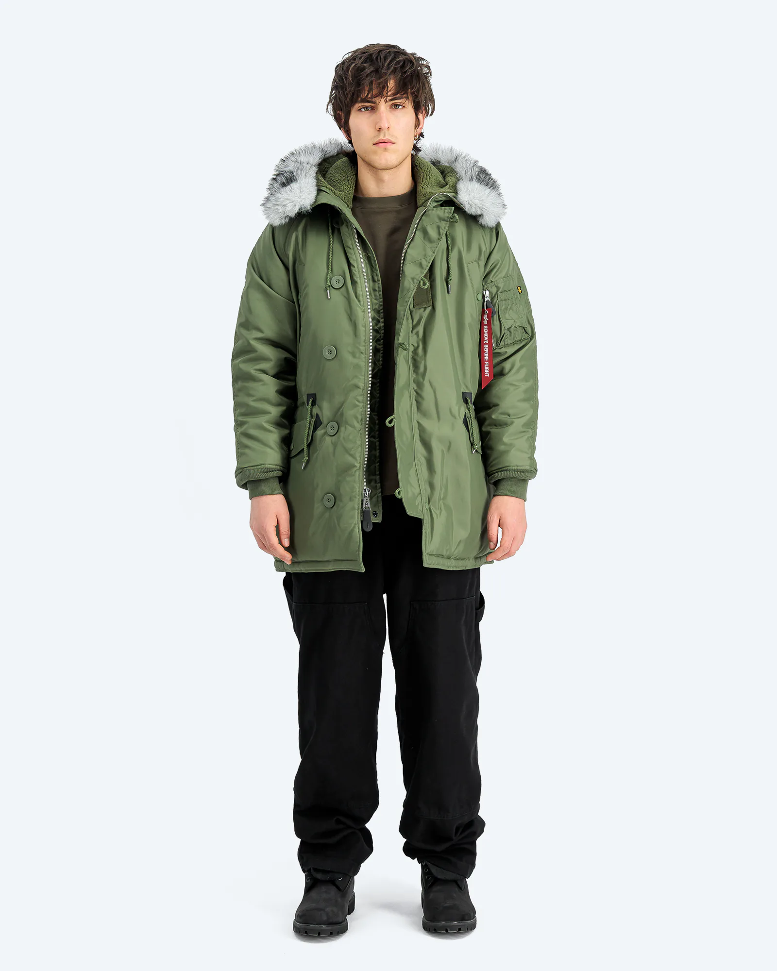 N-3A Vintage Parka Sage Green