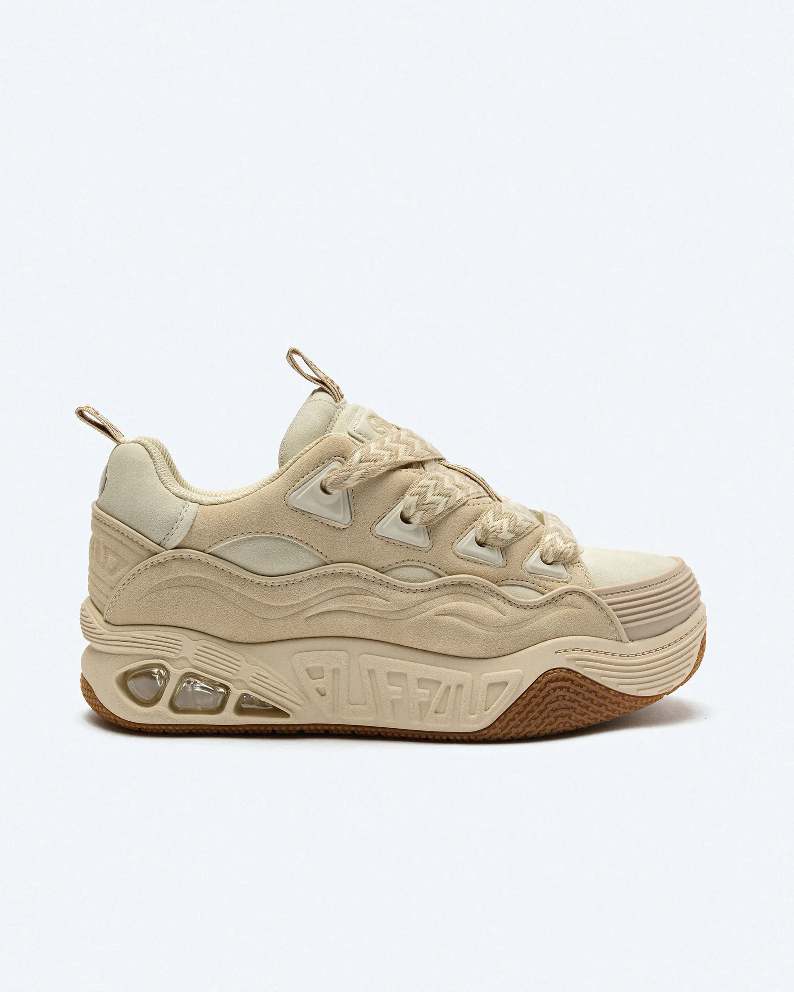 Buffalo Hero Skate Vegan Nubuck Sneaker Cream/Beige Buffalo Hero Skate Vegan Nubuck Sneaker Cream/Beige