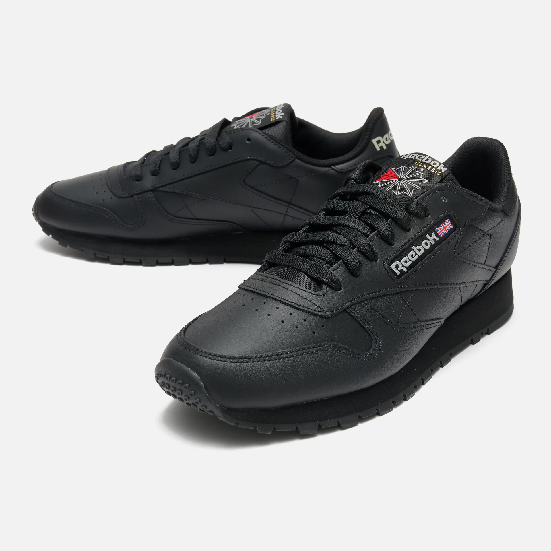 Reebok Classic Leather Sneaker Black / Black / Pure Grey