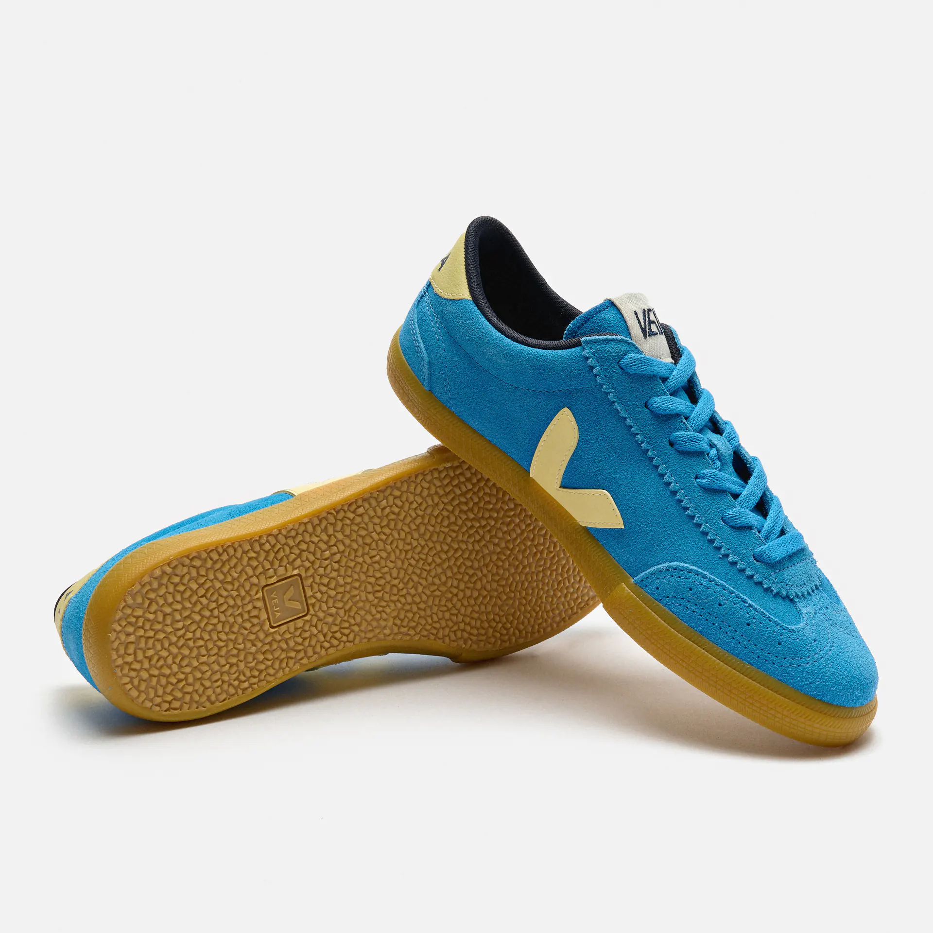 Veja Volley Suede Leather Sneaker Egee Sun
