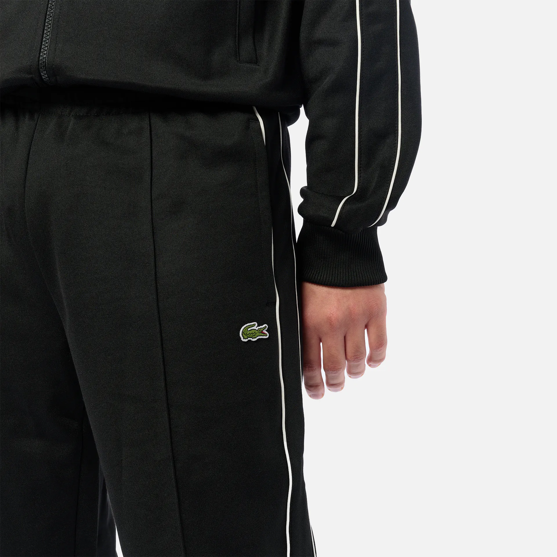 Lacoste Paris Piqué Track Pant Black