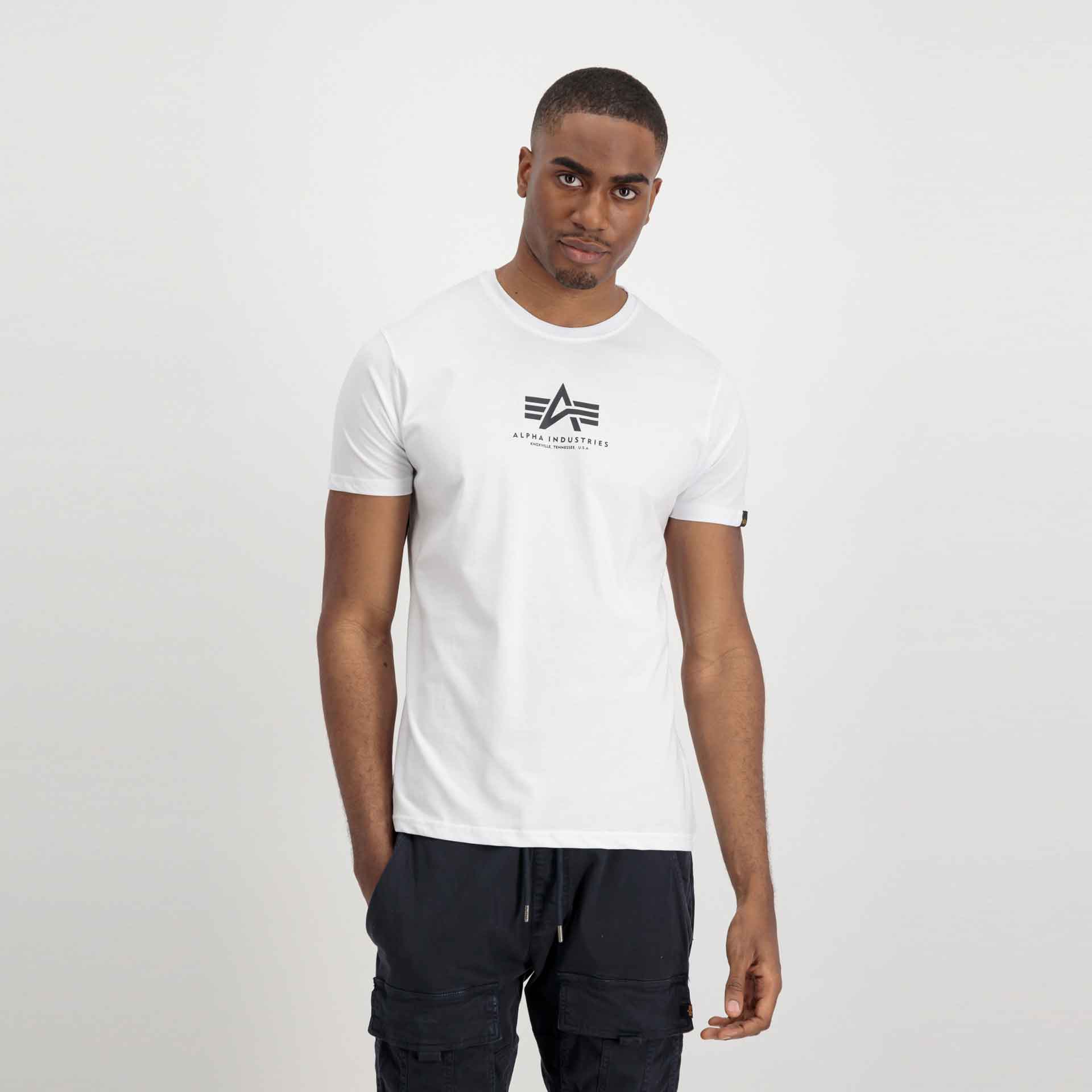 Alpha Industries Basic ML T-Shirt White