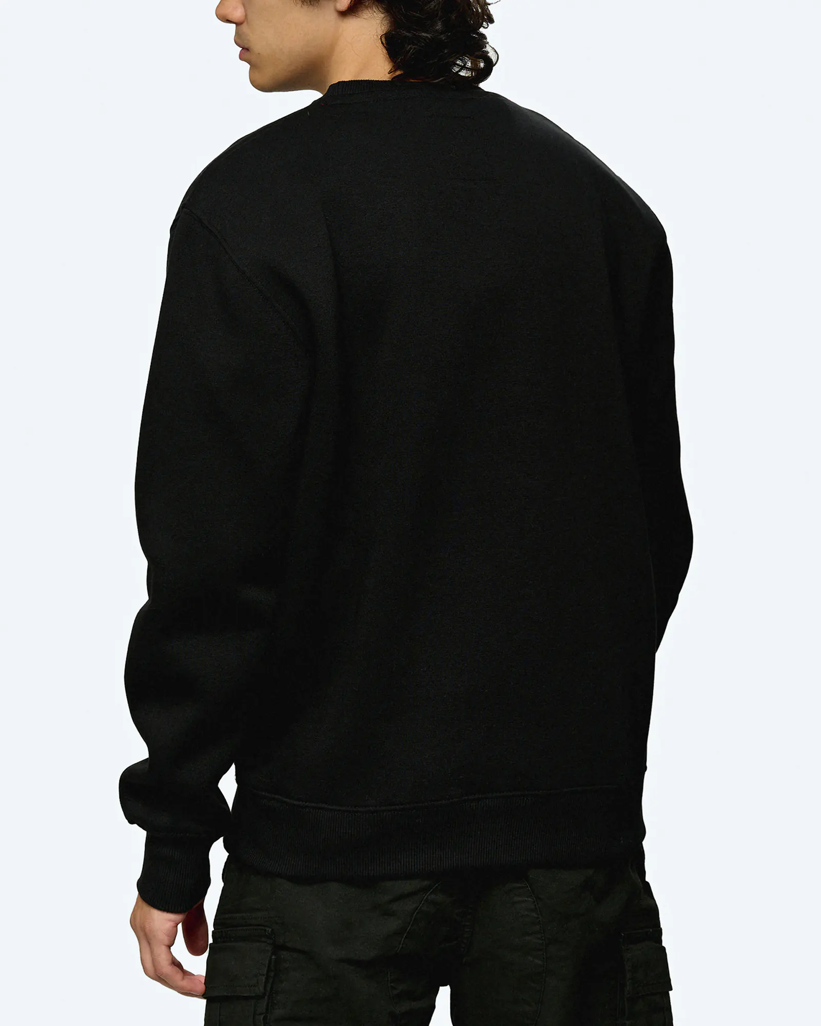 Alpha Industries Basic Sweater Small Logo Black Alpha Industries Basic Sweater Small Logo Black
