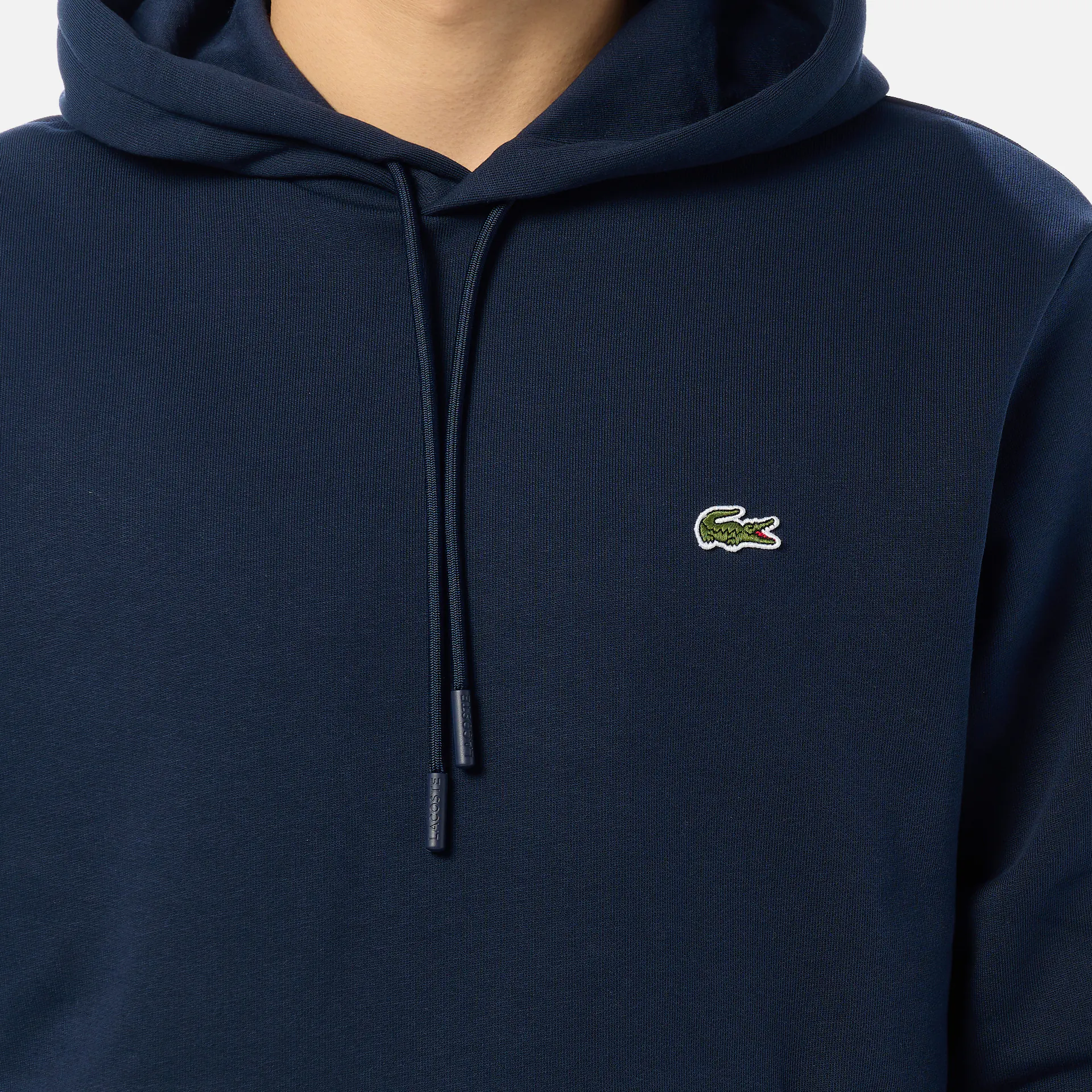 Lacoste Organic Cotton Hoodie Navy Blue