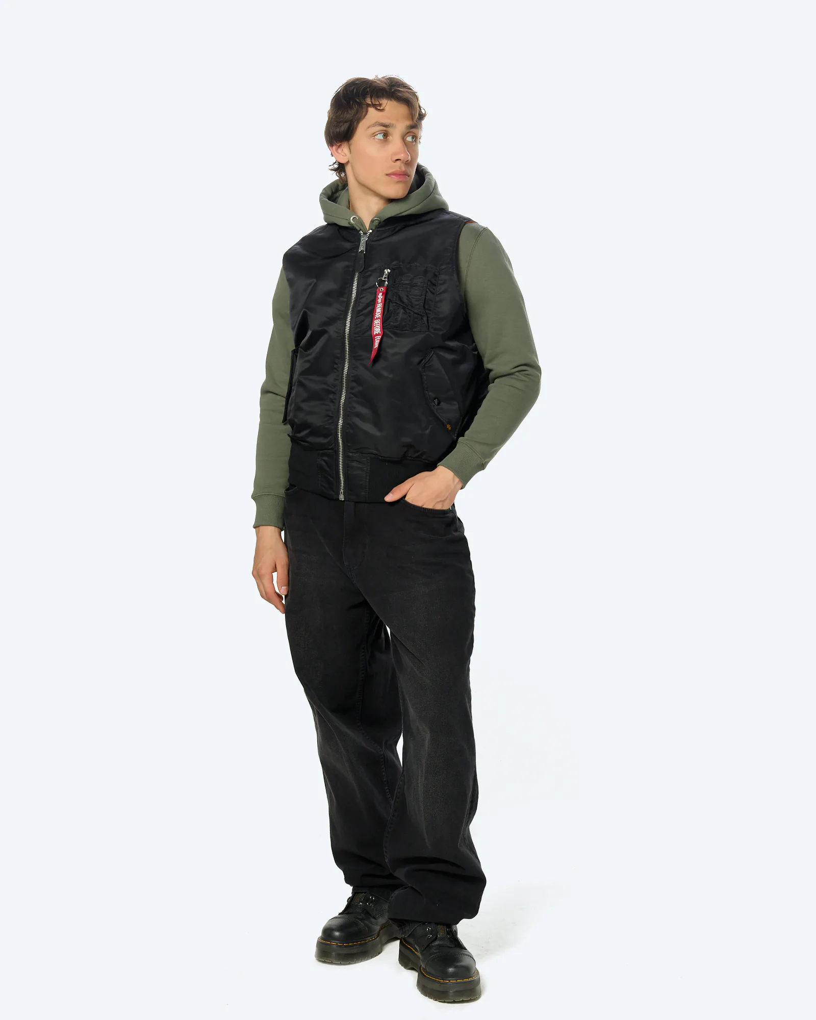 Alpha Industries MA-1 Vest Heritage Black