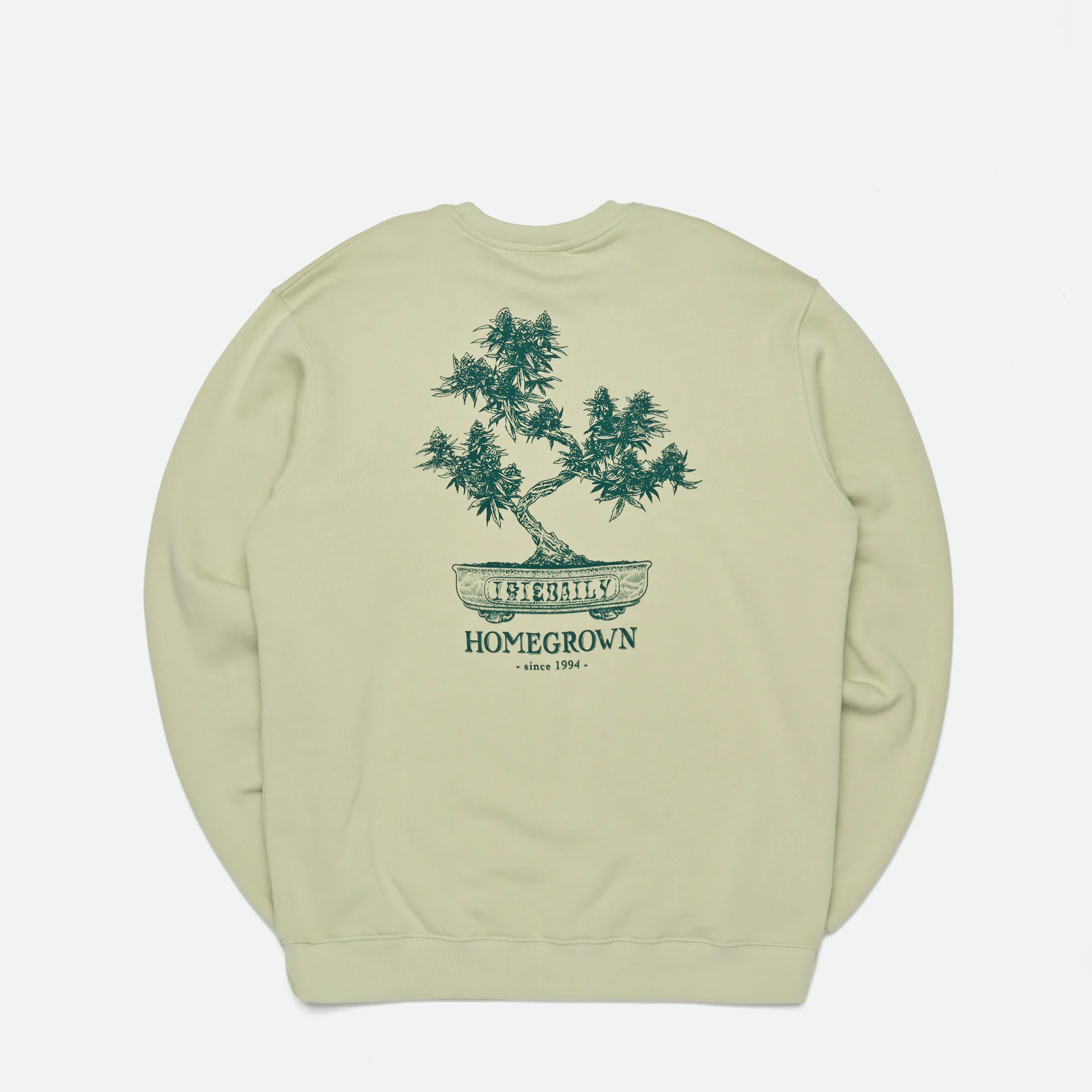 Iriedaily Bonsigh Crew Light Sage
