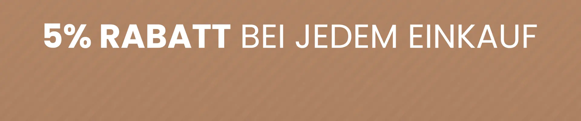 Membership 5% Rabatt