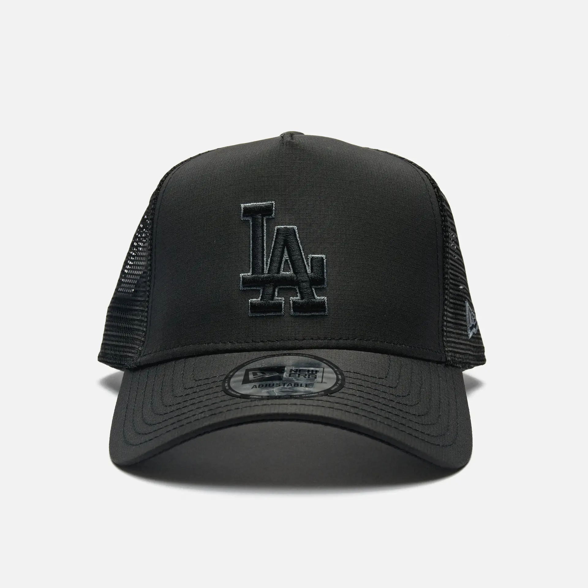 New Era MLB LA Dodgers Tonal Trucker Cap Black
