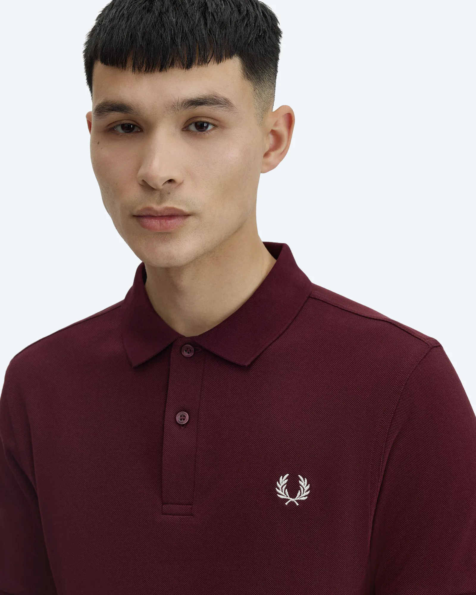 Fred Perry The Fred Perry Shirt Oxblood/Ecru
