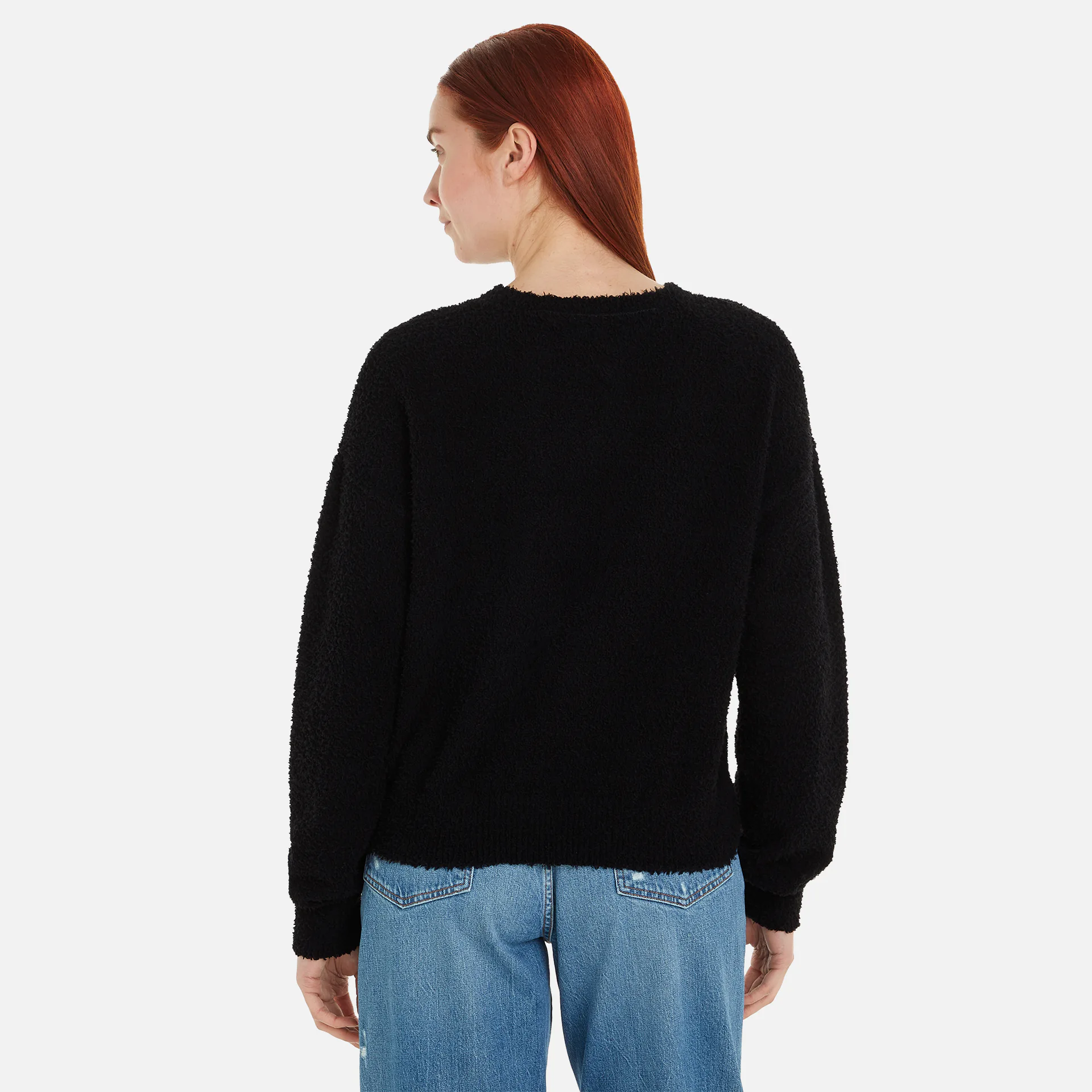 Tommy Jeans Center Flag Sweater Ext Black
