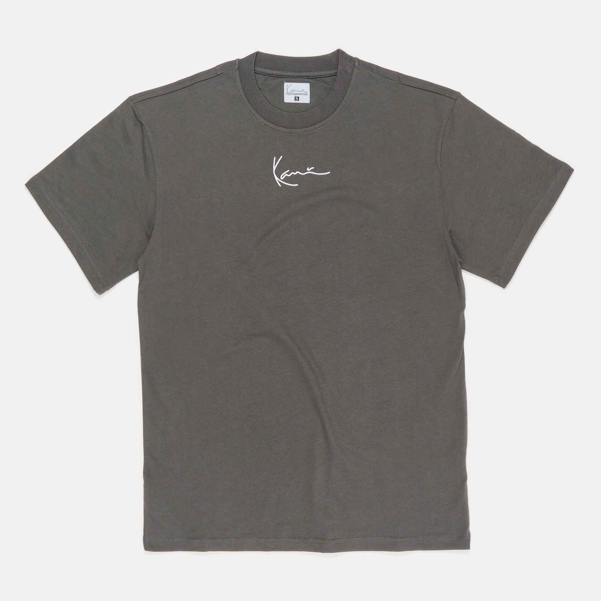 Karl Kani Small Signature Essential T-Shirt Dark Grey