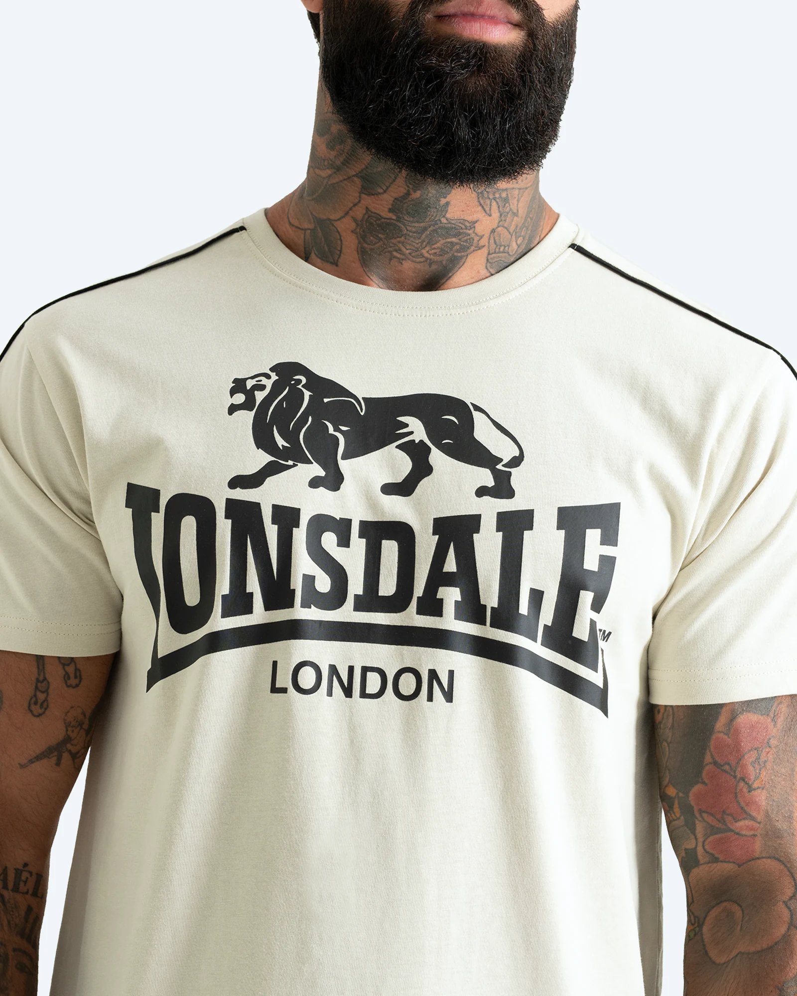 Ruislip T-Shirt Beige/Black