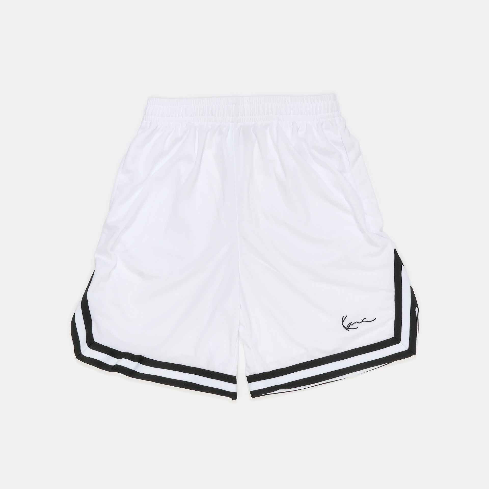 Karl Kani Signature Mesh Shorts White/Black