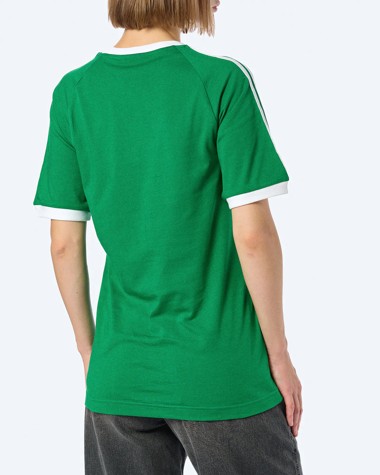 Adidas 3 - Stripes Tee Green Adidas 3 - Stripes Tee Green