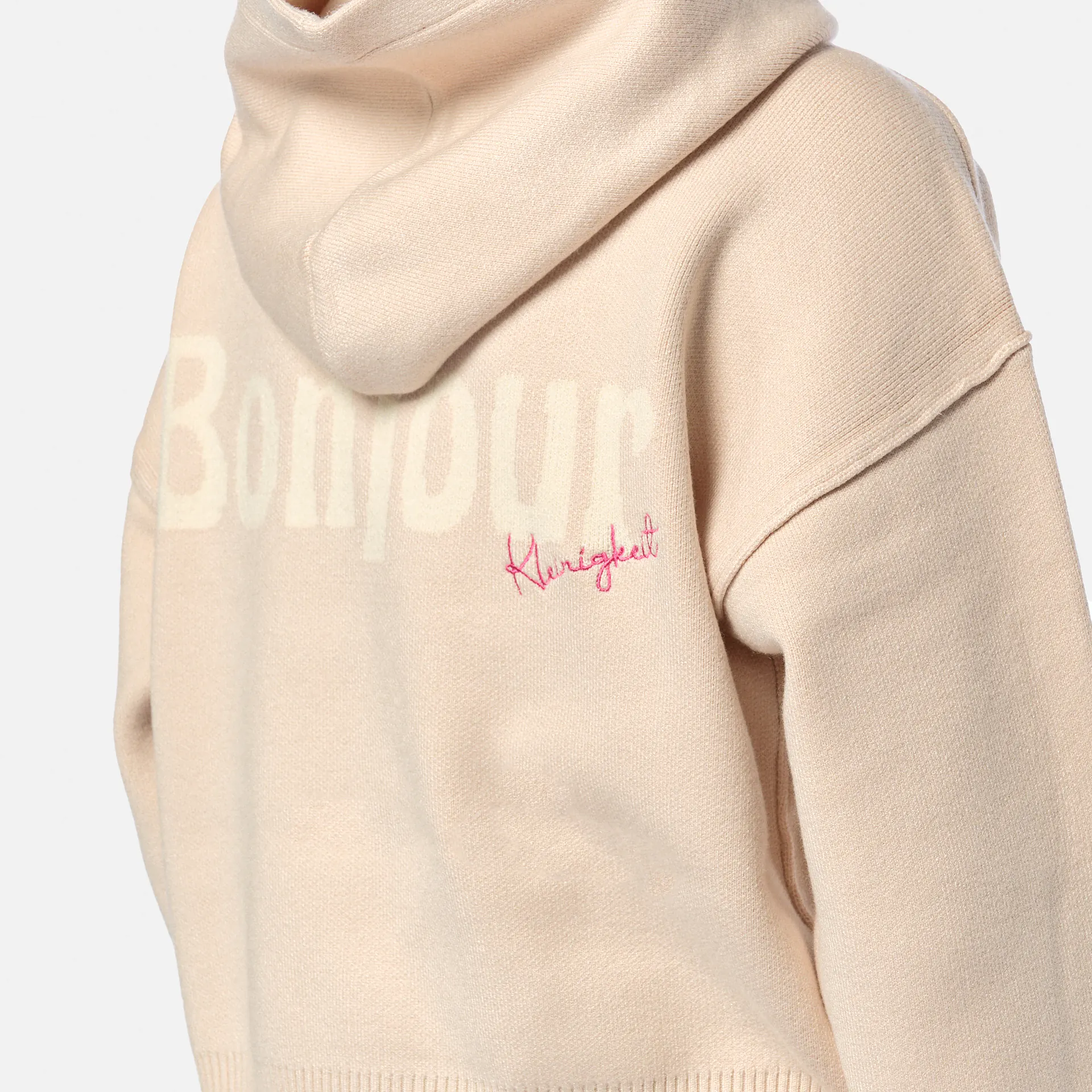 Kleinigkeit Scarknit Johannson Hoodie Beige