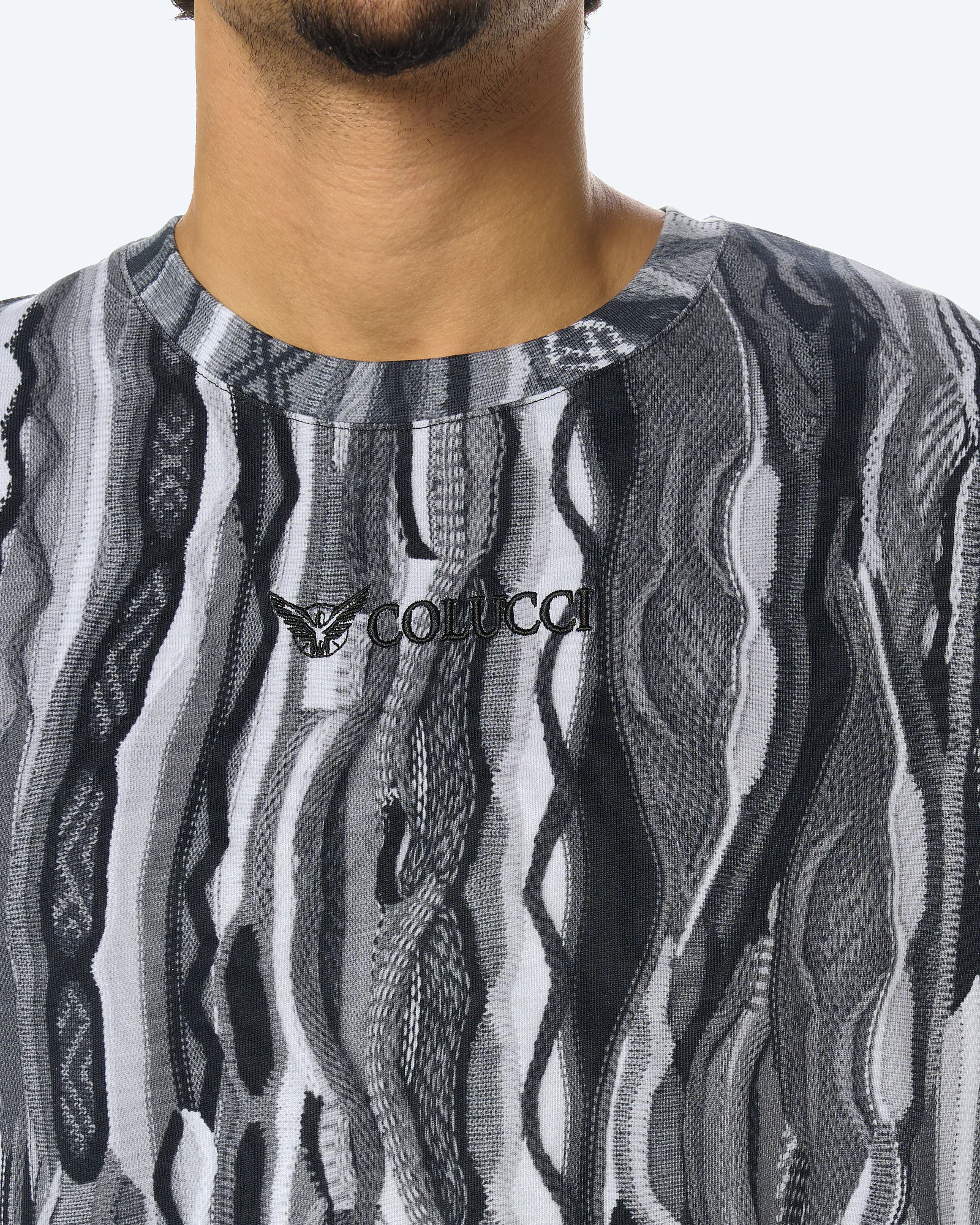 Signature T-Shirt AOP Black