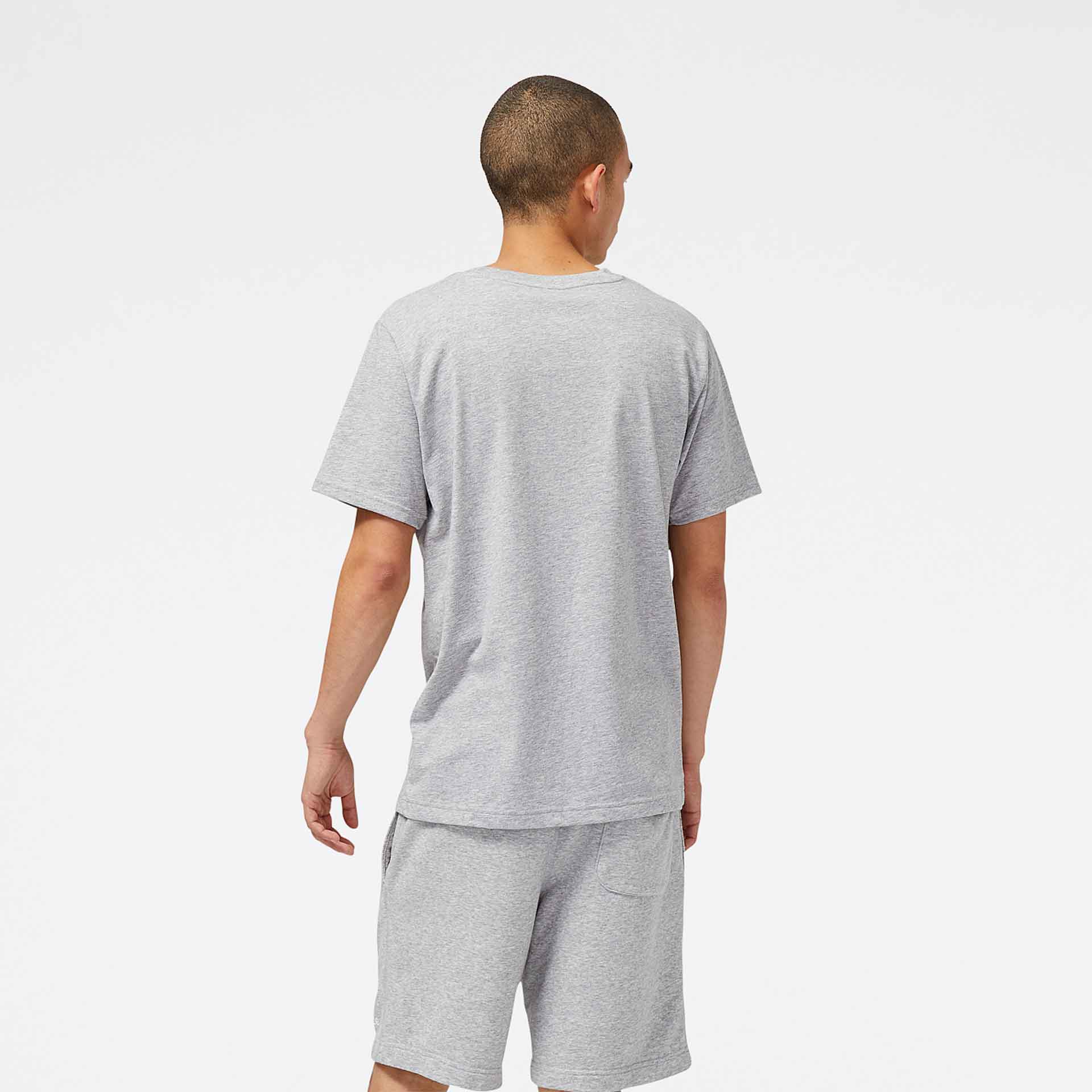 New Balance Sport Core Plus Graphic T-Shirt Grey Melange