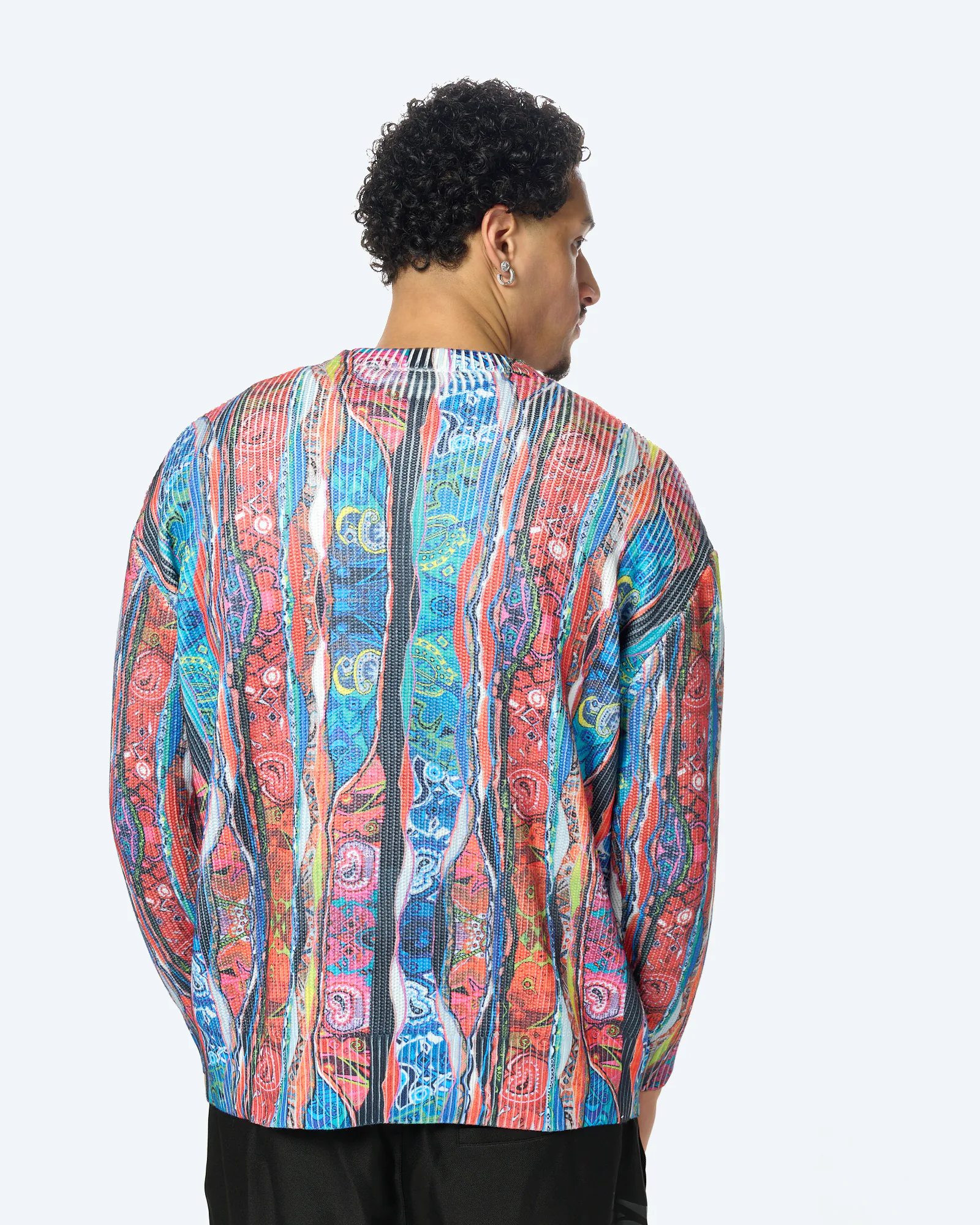 Colucci Signature Knit Crewneck Multicolored SIG AOP