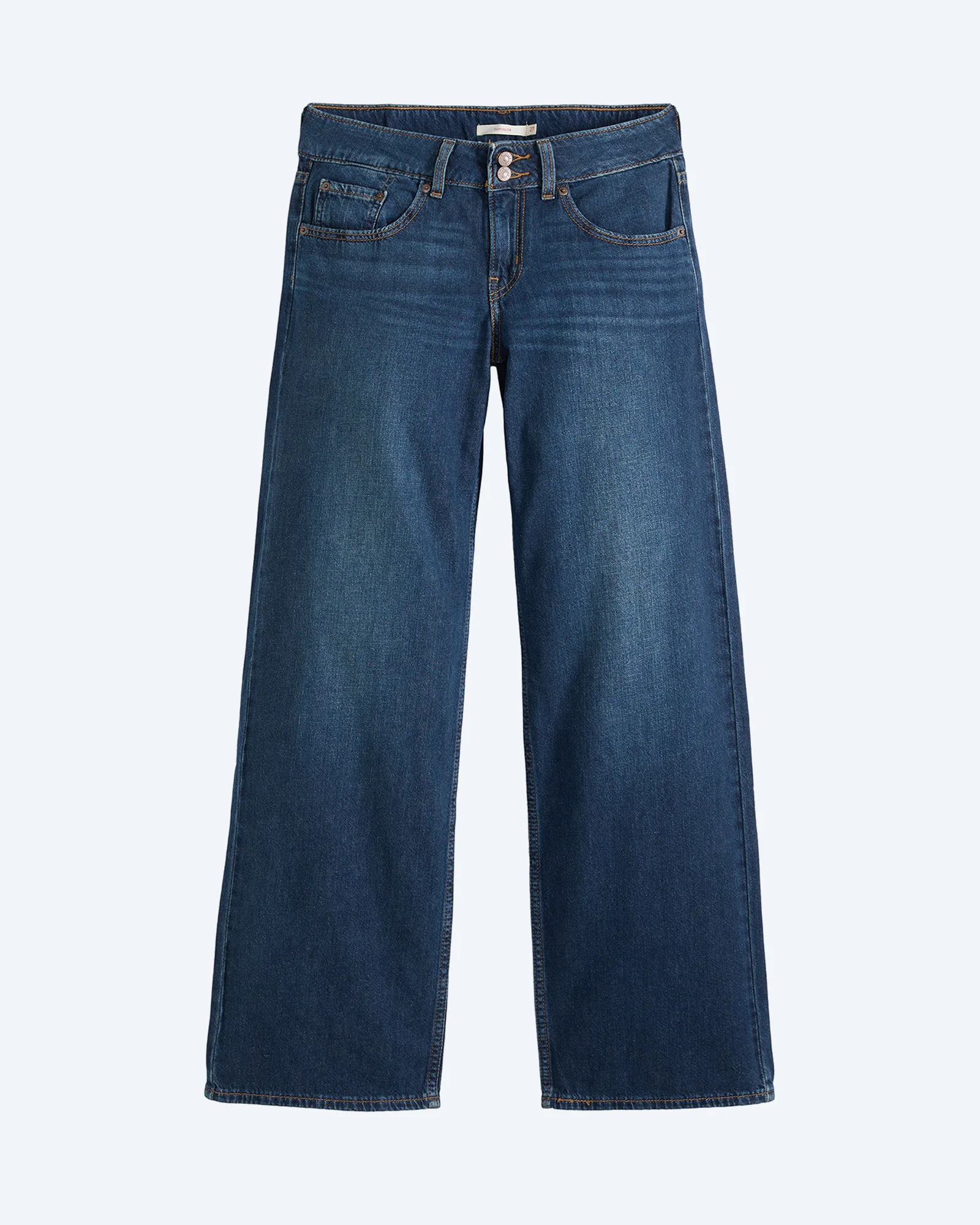 Superlow Loose Dark Indigo Worn in Jeans Grounded Optimism