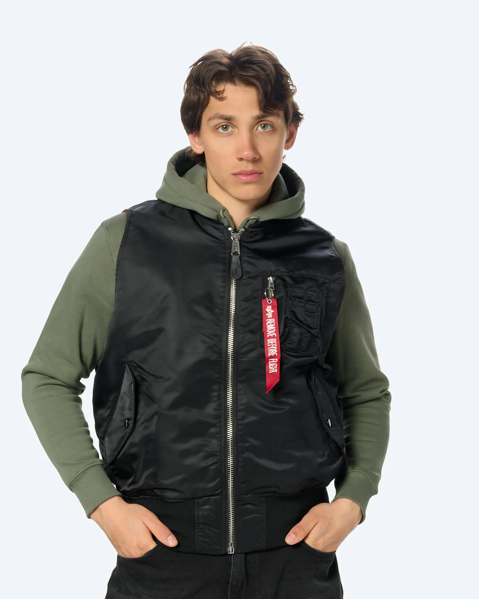 Alpha Industries MA-1 Vest Heritage Black