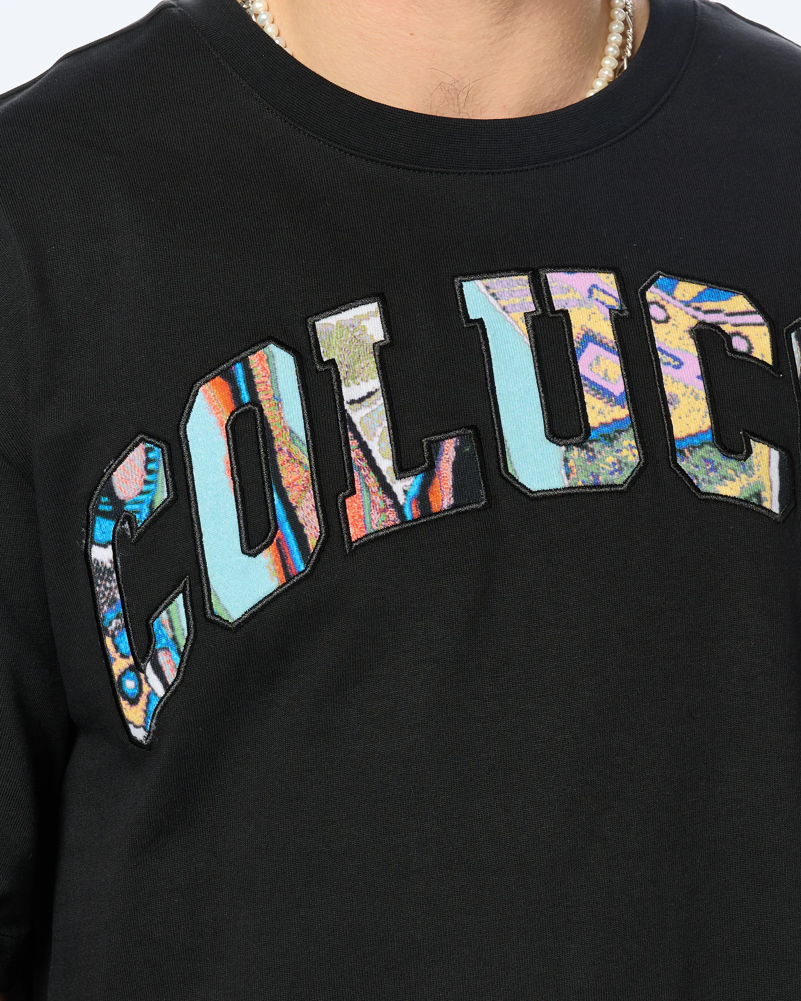 Colucci Logo T-Shirt College Black/Aop Multi 