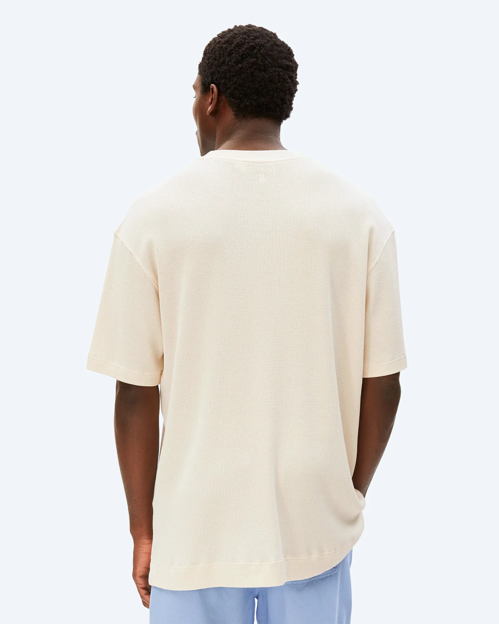 ARMEDANGELS MAARKOS Waffle T-Shirt Pure