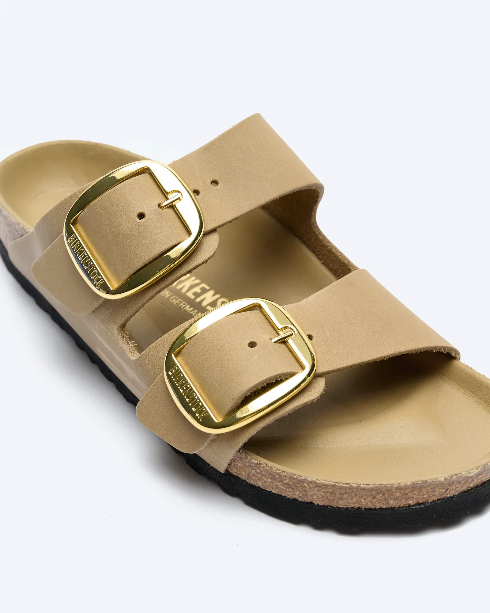 Birkenstock Arizona Big Buckle Oiled Leather Sandals Tabacco Brown