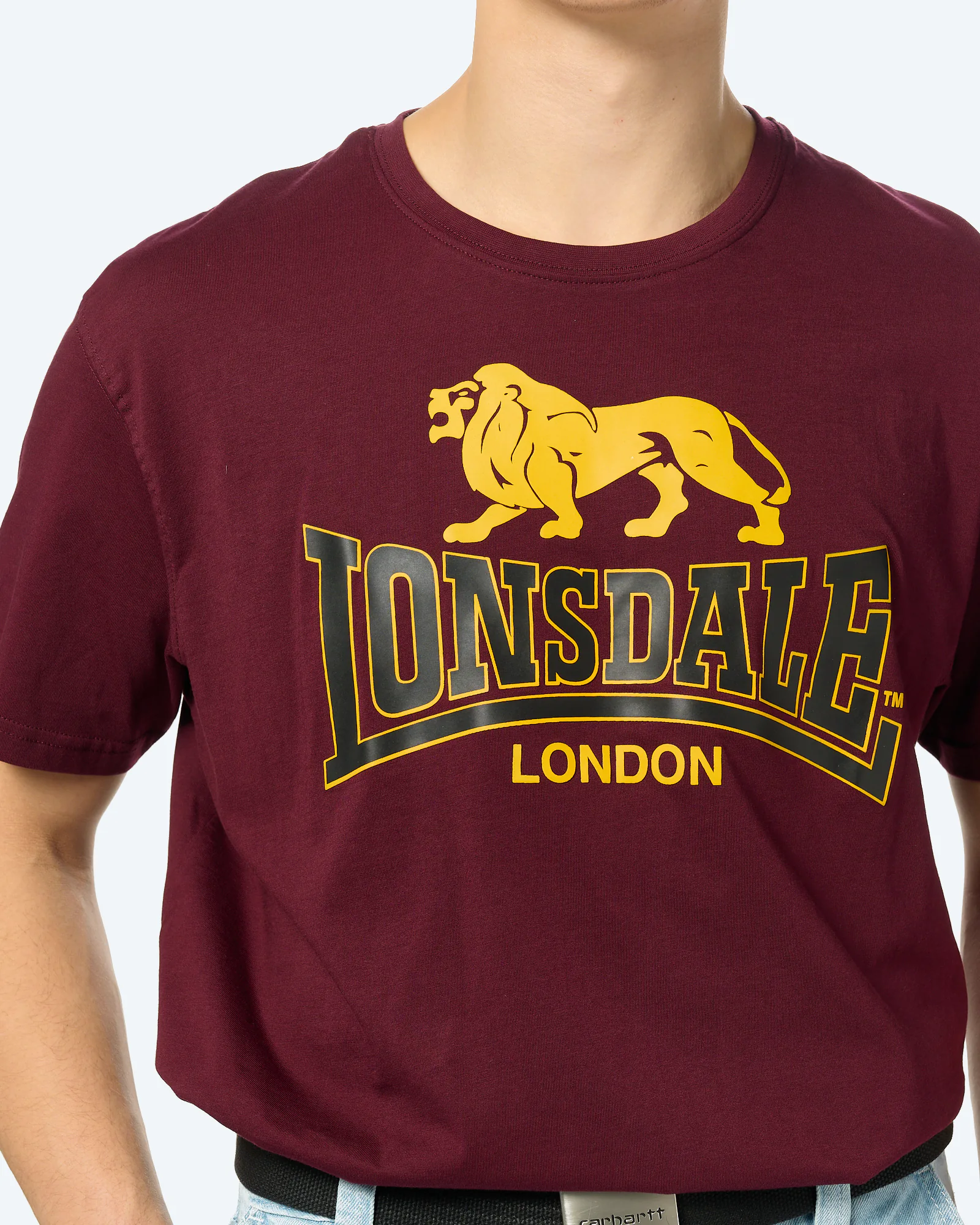 Lonsdale Taverham T-Shirt Oxblood