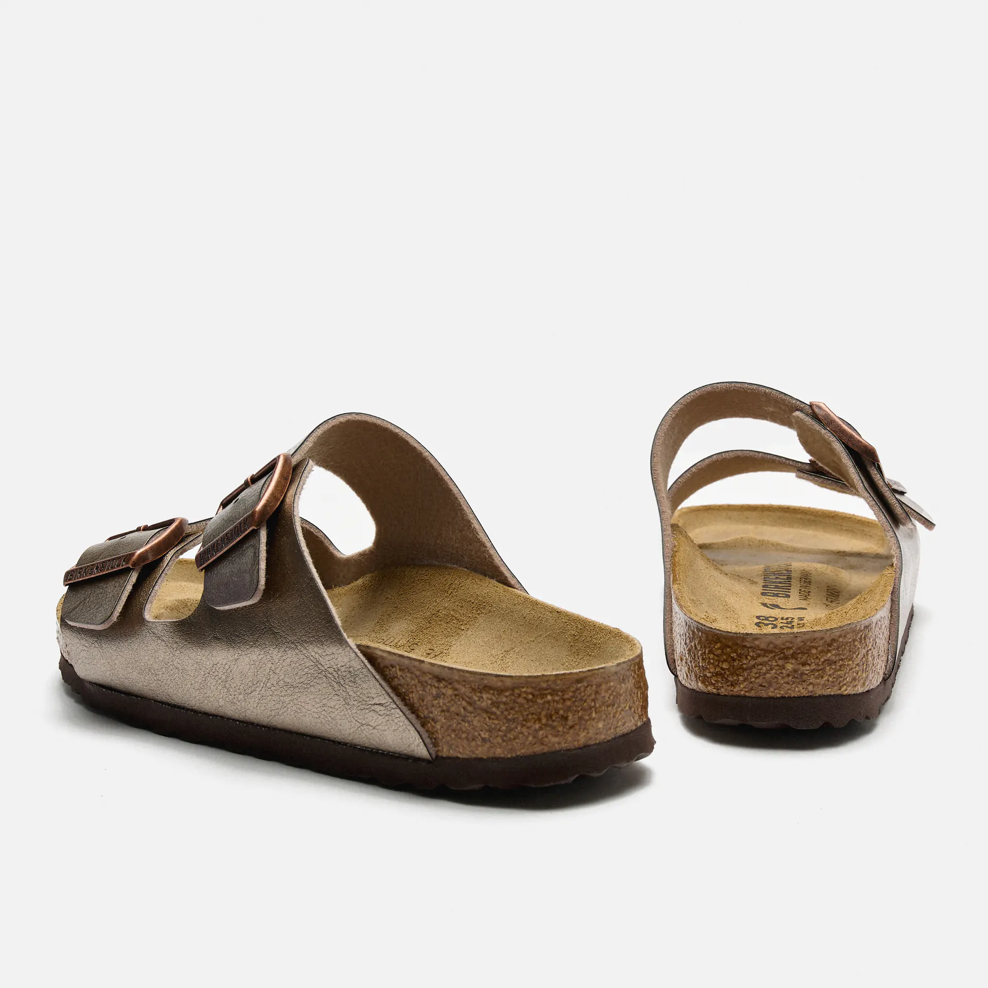 Birkenstock Arizona Birko-Flor Narrow Sandals Graceful Taupe